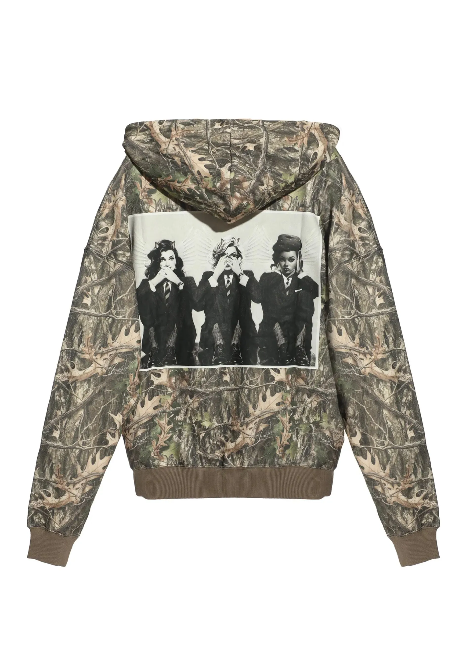 Boys Lie Manhunt Racer Hoodie ★ Camo sold by Rock N Rags product image thumbnail 4