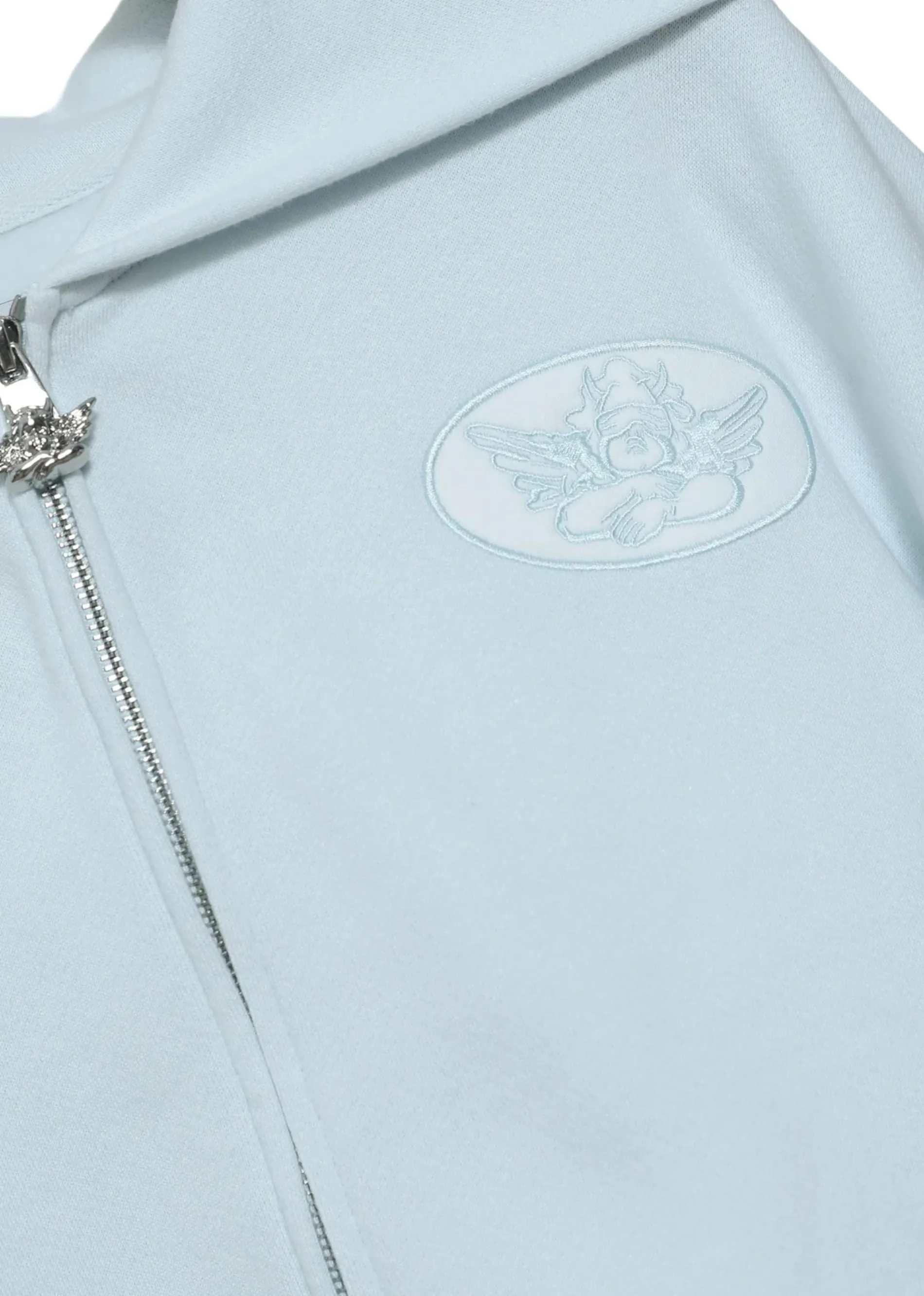 Boys Lie Ask Me If I Care Alex Zip Up ★ Sky Blue sold by Rock N Rags product image thumbnail 3