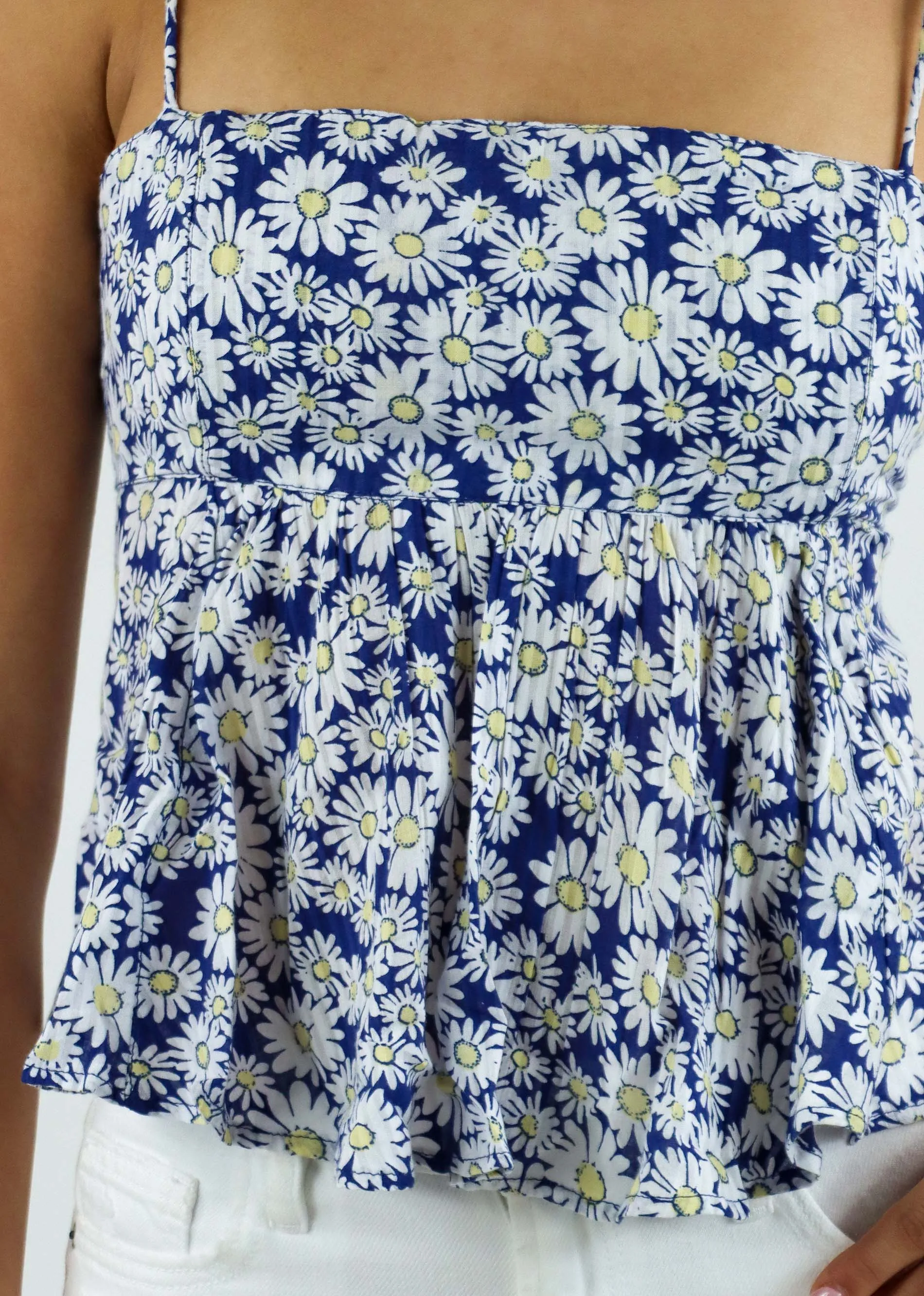 Free People Mia Printed Tank Top ★ Blue Floral sold by Rock N Rags product image thumbnail 4