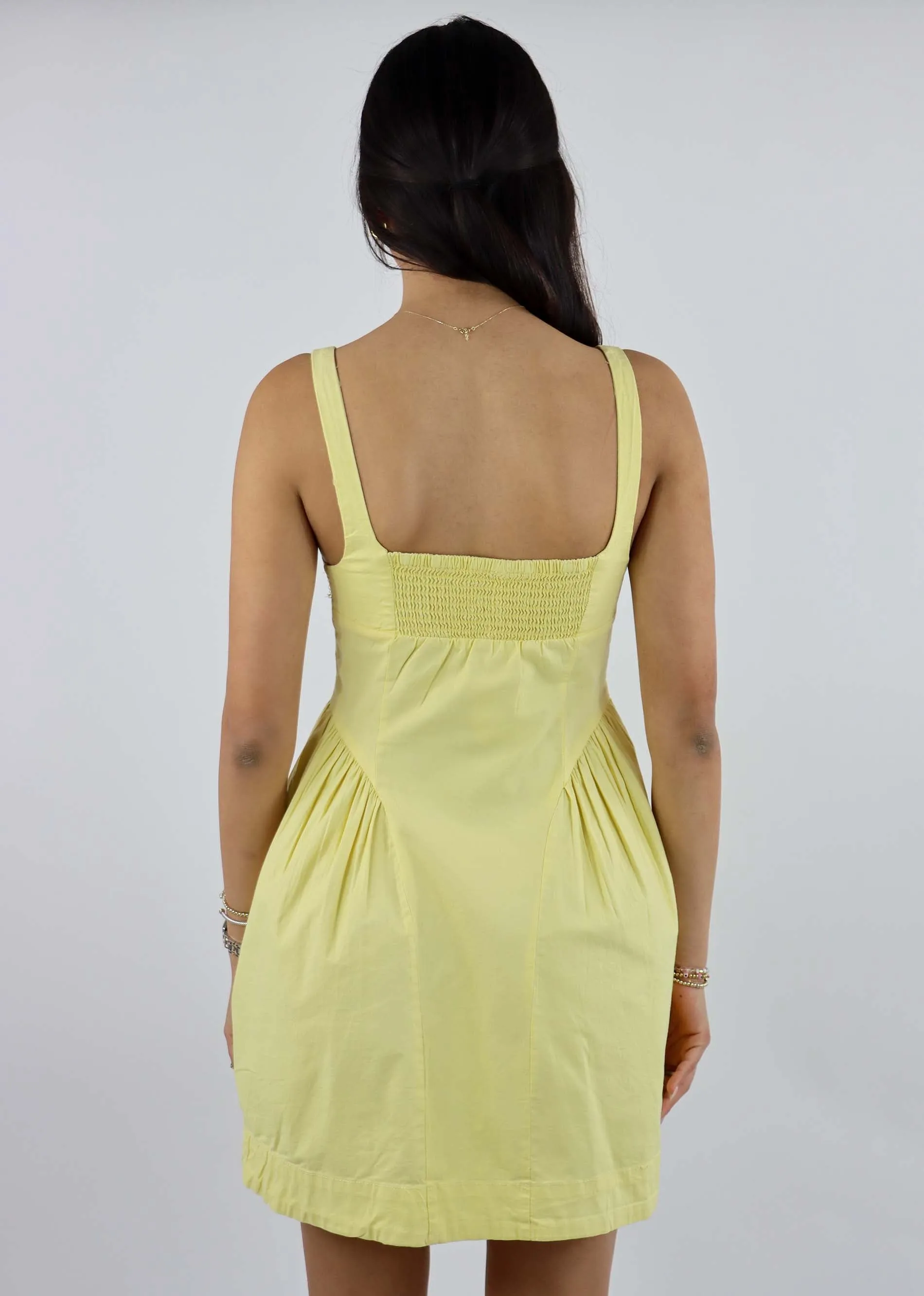 Free People Astrid Oxford Mini Dress ★ Yellow sold by Rock N Rags product image thumbnail 3