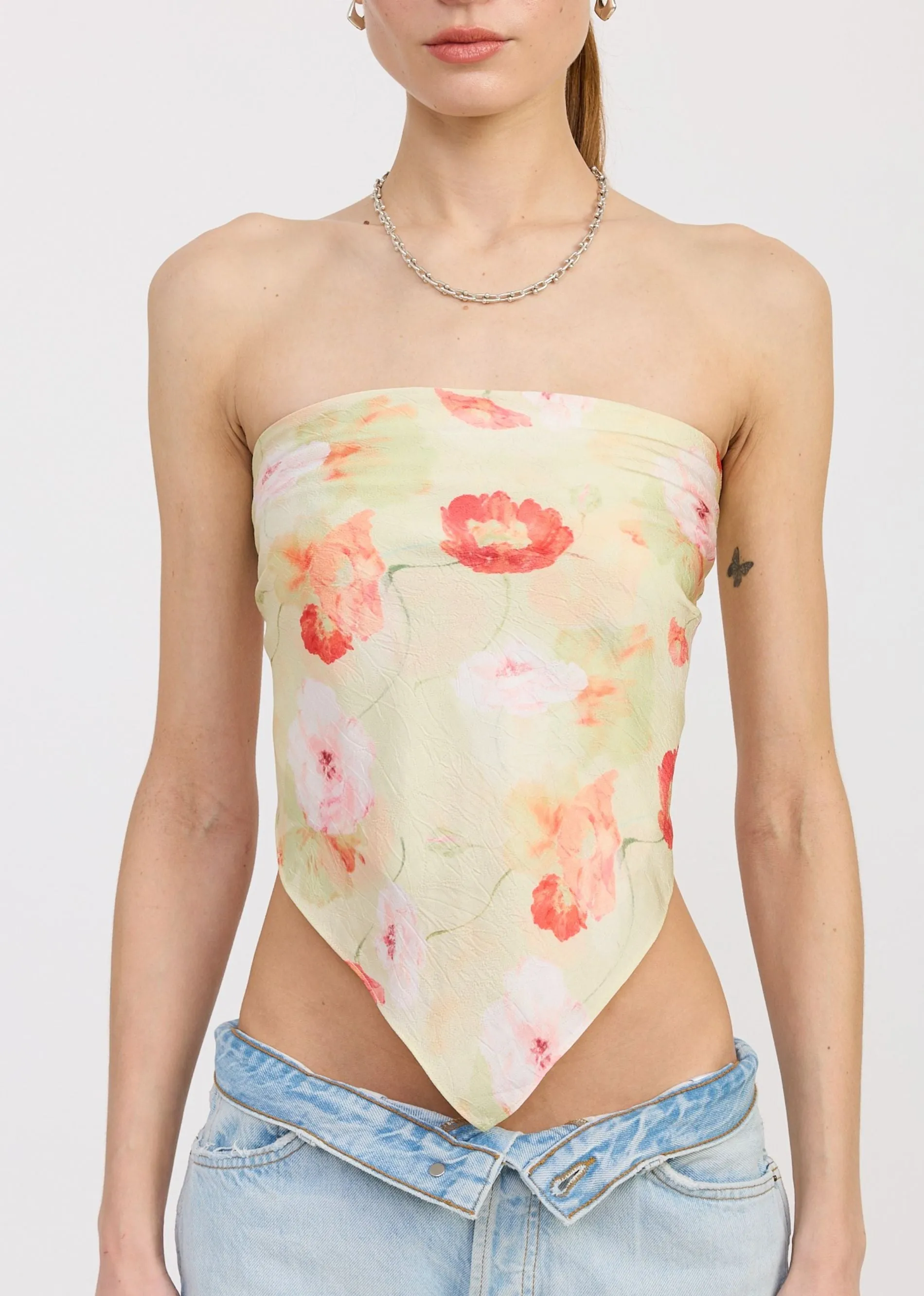 Soft Serve Scarf Top ★ Green Floral sold by Rock N Rags product image thumbnail 2