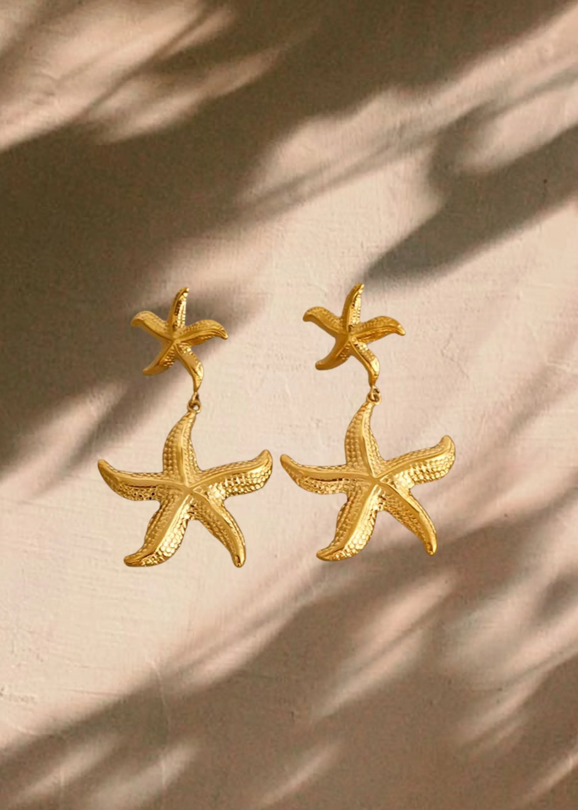 Dangley Starfish Earrings ★ Gold sold by Rock N Rags product image thumbnail 2