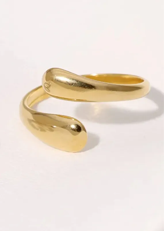 Flat Teardrop Adjustable Ring ★ Multi made by Rock N Rags