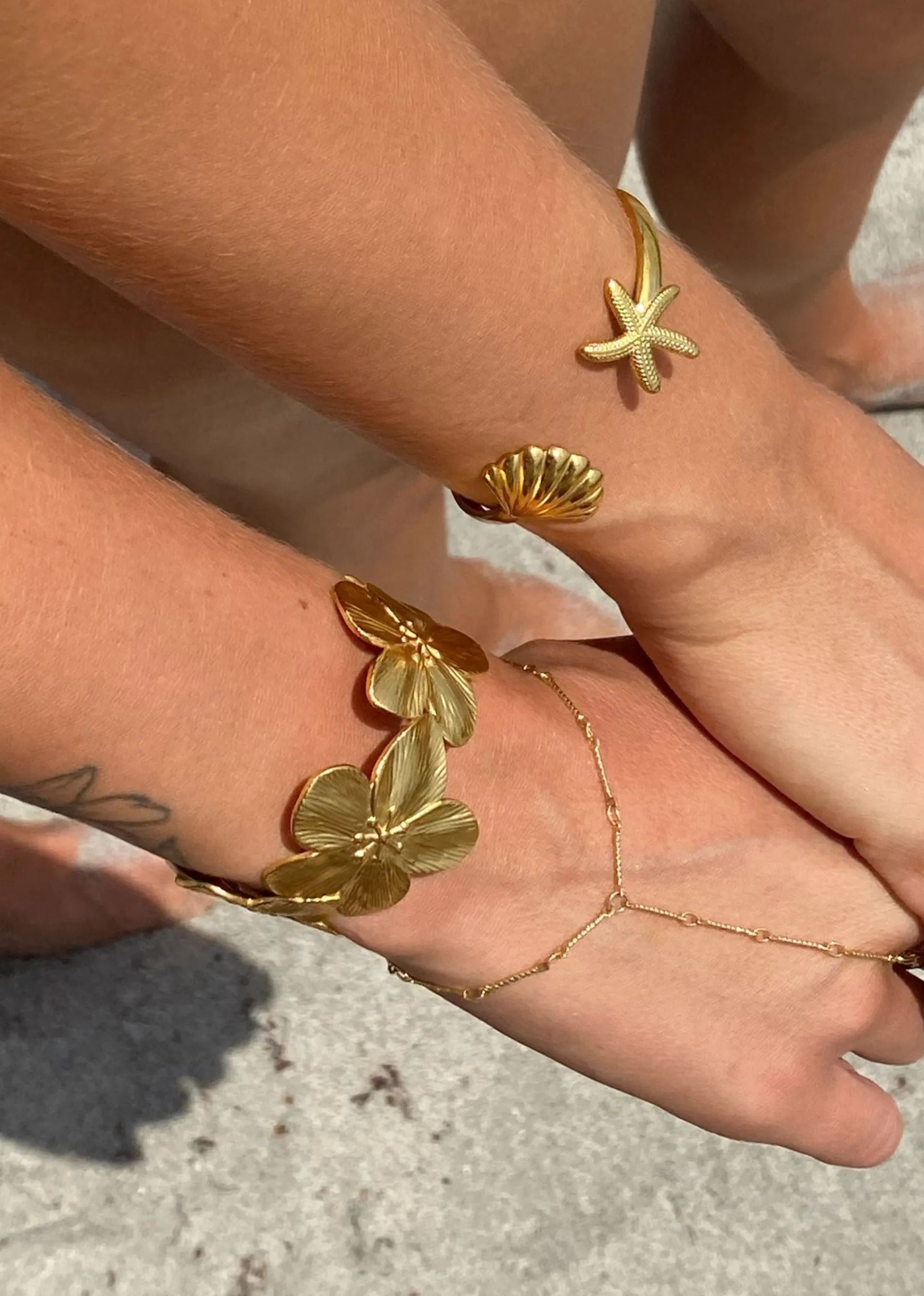 Ocean Eyes Cuff Bracelet ★ Gold sold by Rock N Rags product image thumbnail 5