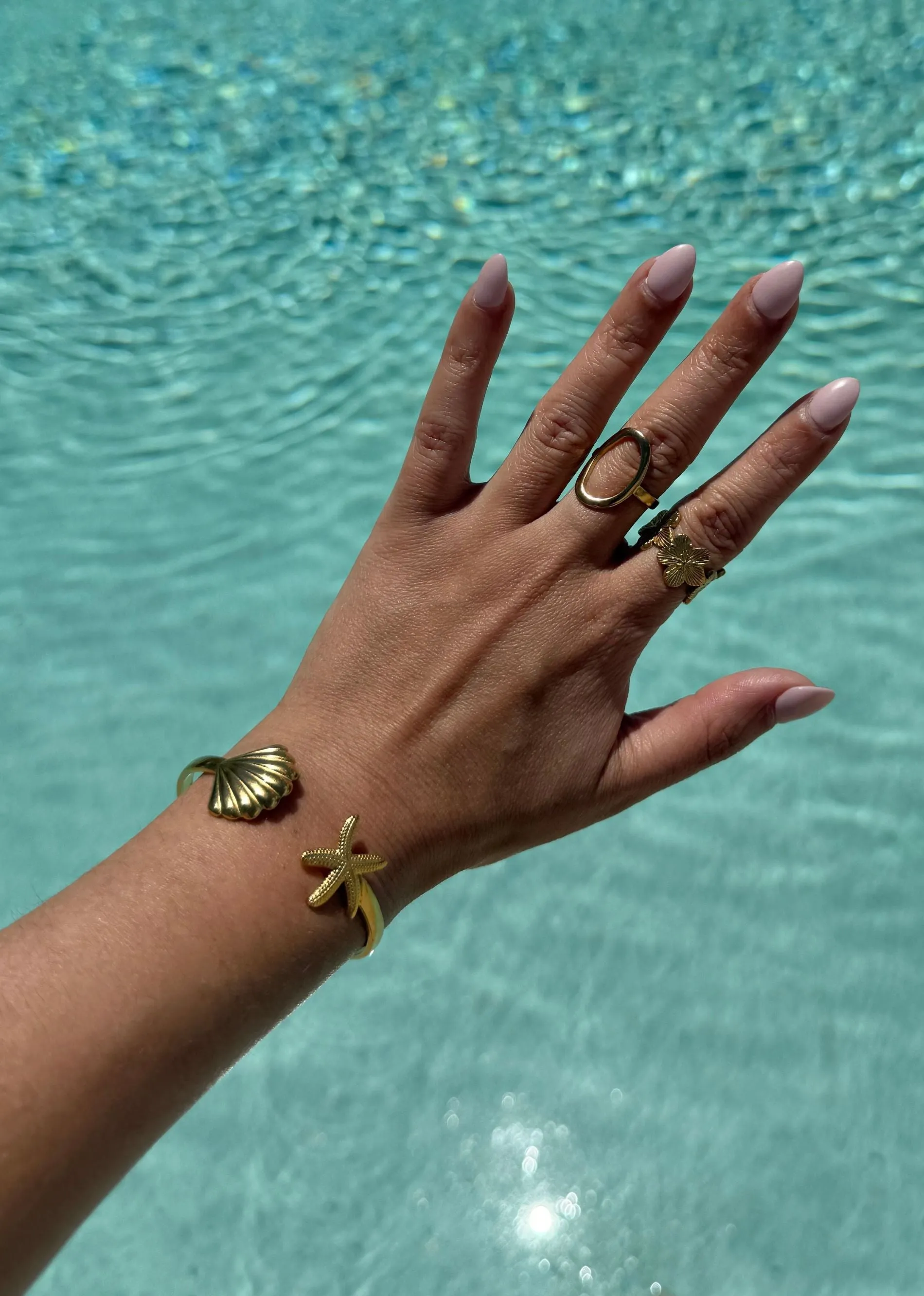 Ocean Eyes Cuff Bracelet ★ Gold sold by Rock N Rags product image thumbnail 2