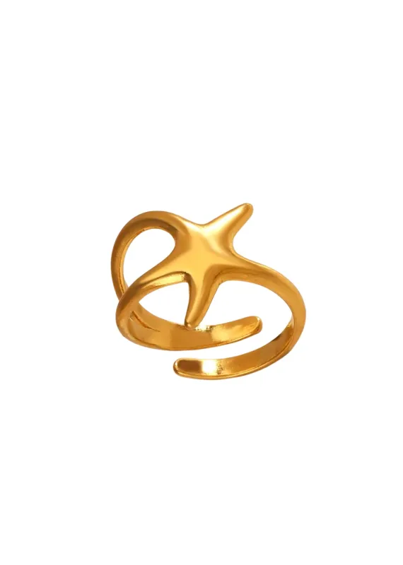 Adjustable Starfish Ring ★ Multi sold by Rock N Rags