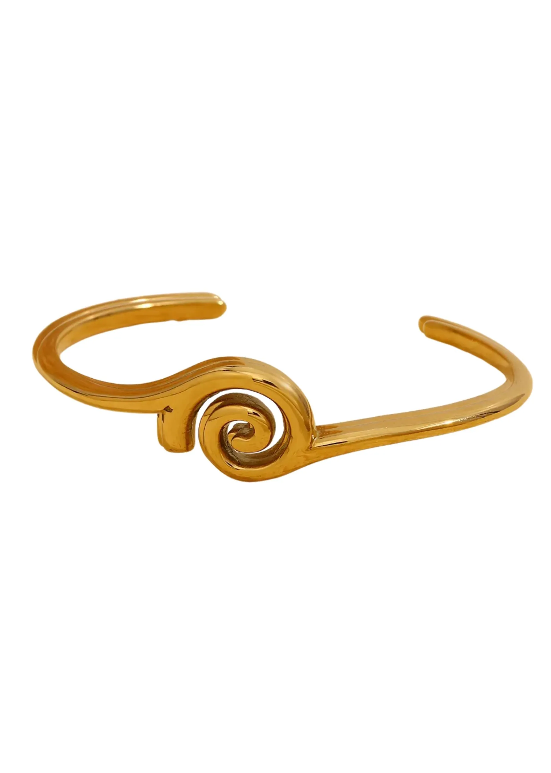 Boho Spiral Cuff ★ Gold sold by Rock N Rags product image thumbnail 2