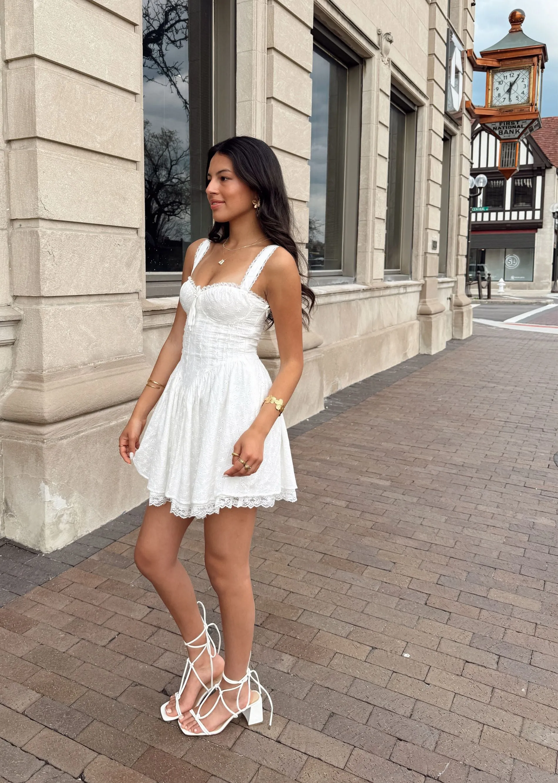 Sweet Thing Mini Dress ★ White sold by Rock N Rags product image thumbnail 5