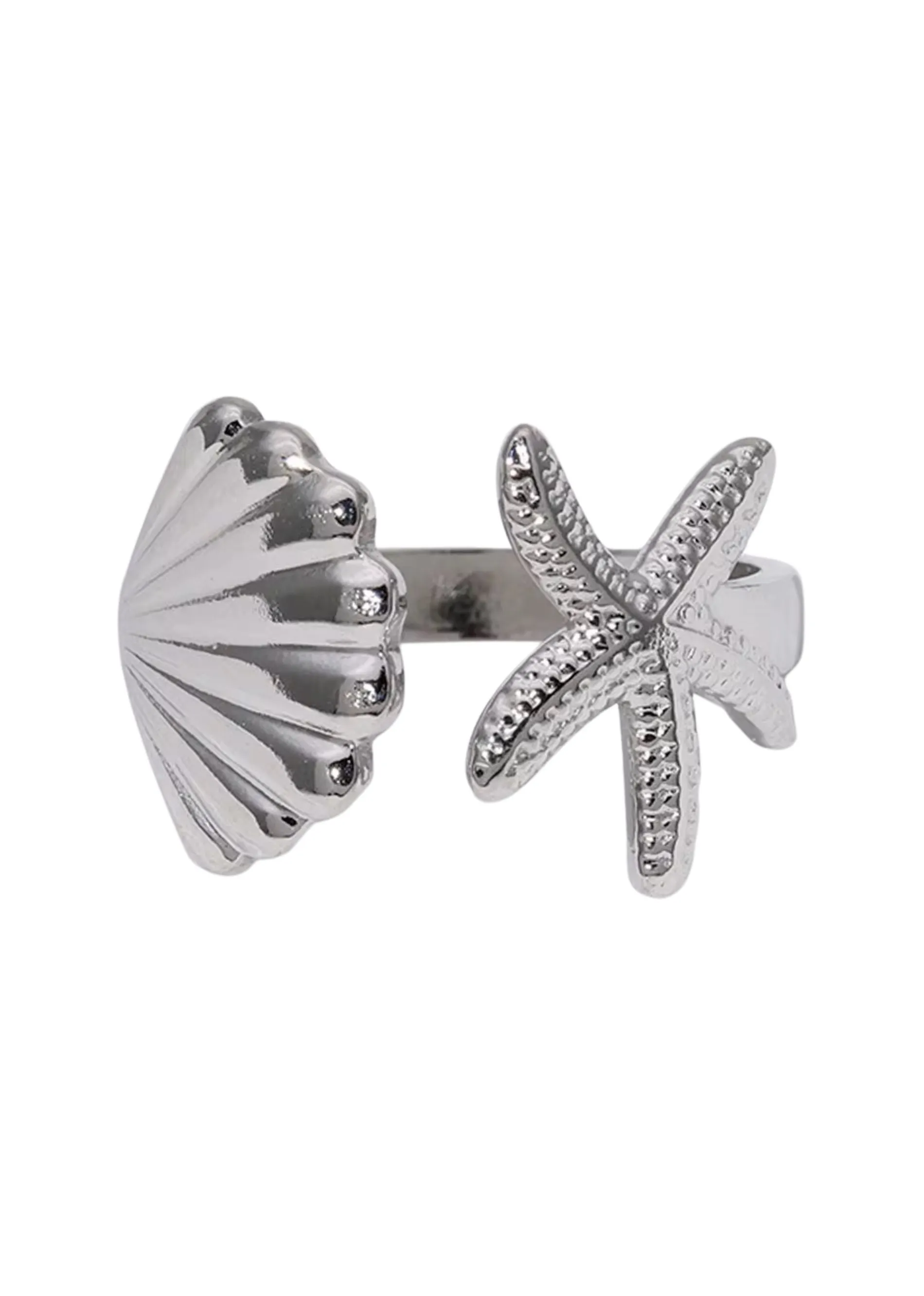 Starfish and Seashell Adjustable Ring ★ Multi sold by Rock N Rags product image thumbnail 3
