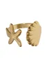 Starfish and Seashell Adjustable Ring ★ Multi sold by Rock N Rags