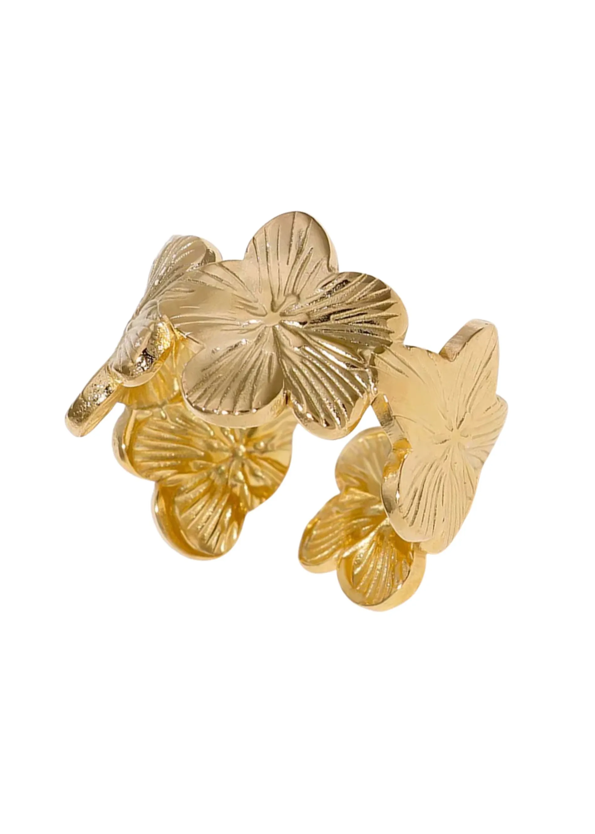 Floral Adjustable Ring ★ Multi sold by Rock N Rags