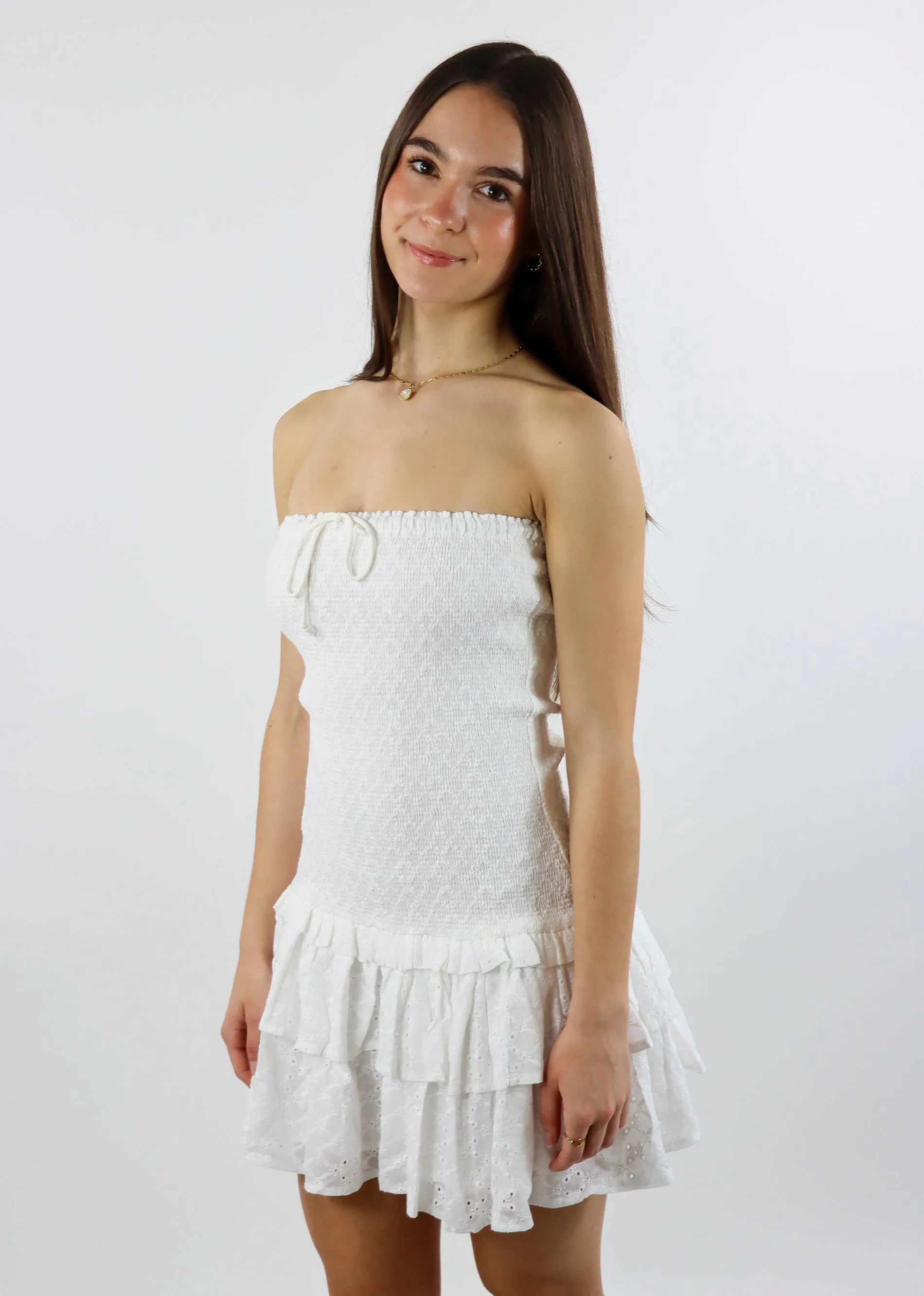 Angels Like You Mini Dress ★ White sold by Rock N Rags product image thumbnail 5