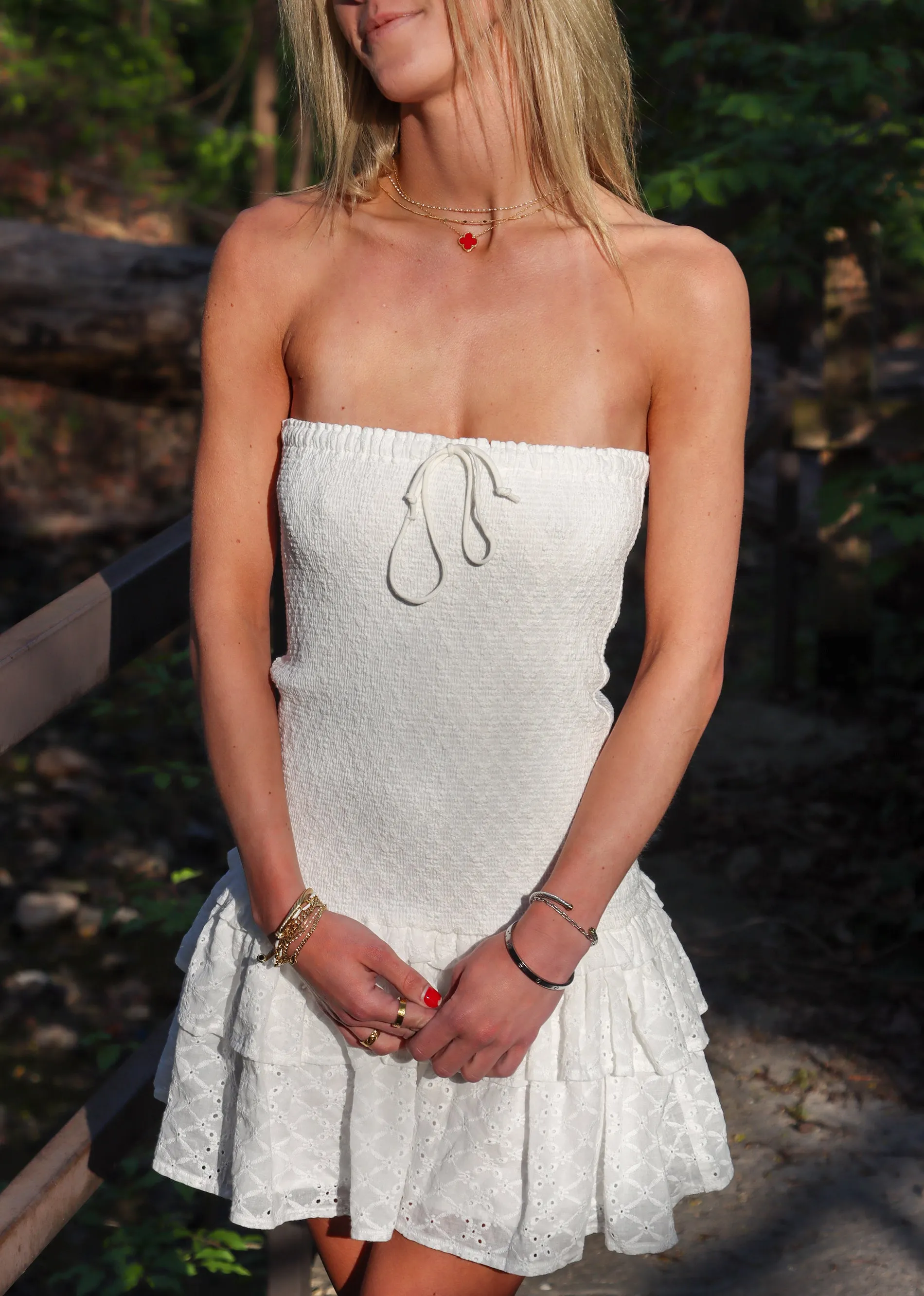 Angels Like You Mini Dress ★ White sold by Rock N Rags product image thumbnail 2