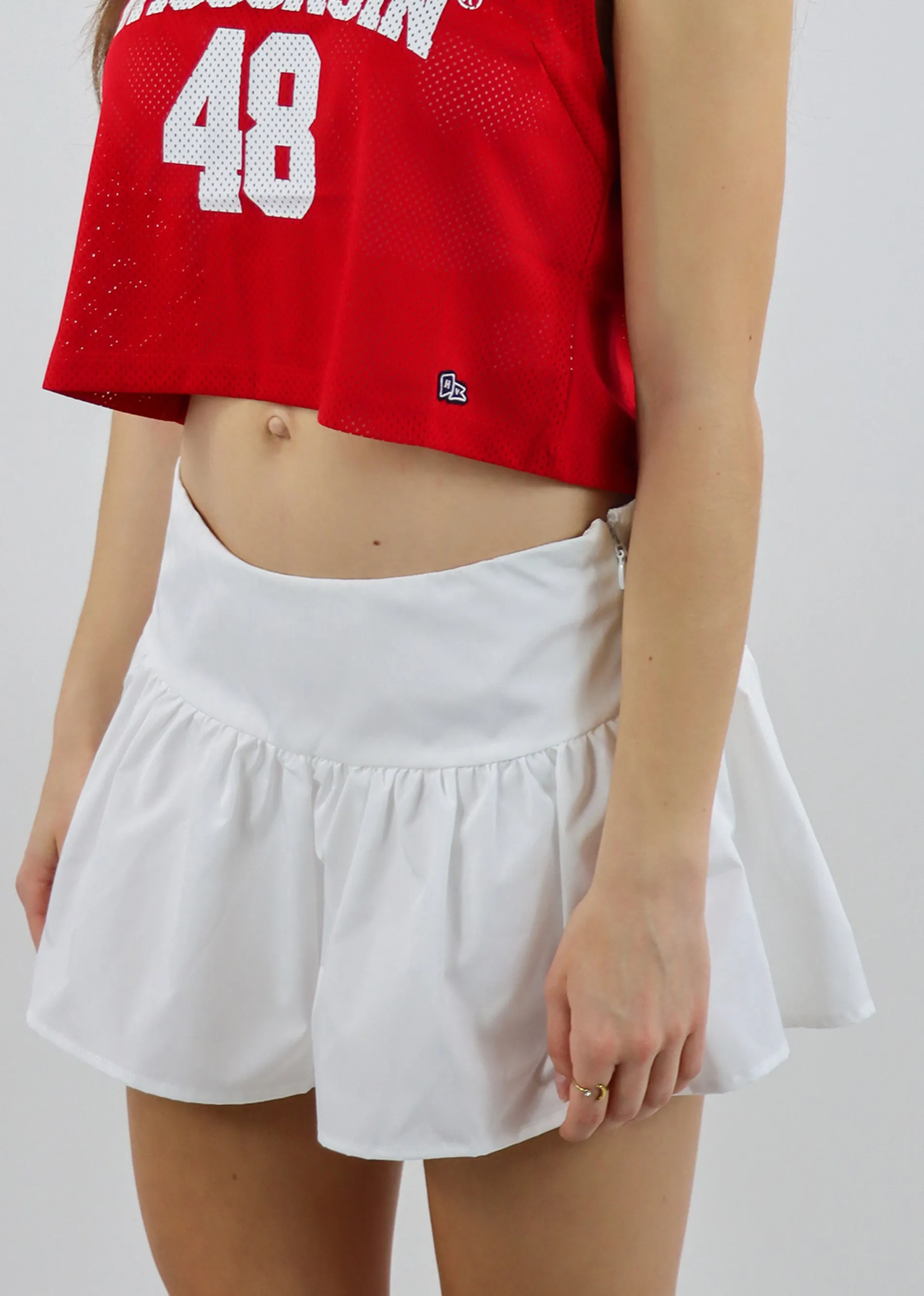 Malibu Micro Mini Skort ★ White sold by Rock N Rags product image thumbnail 3