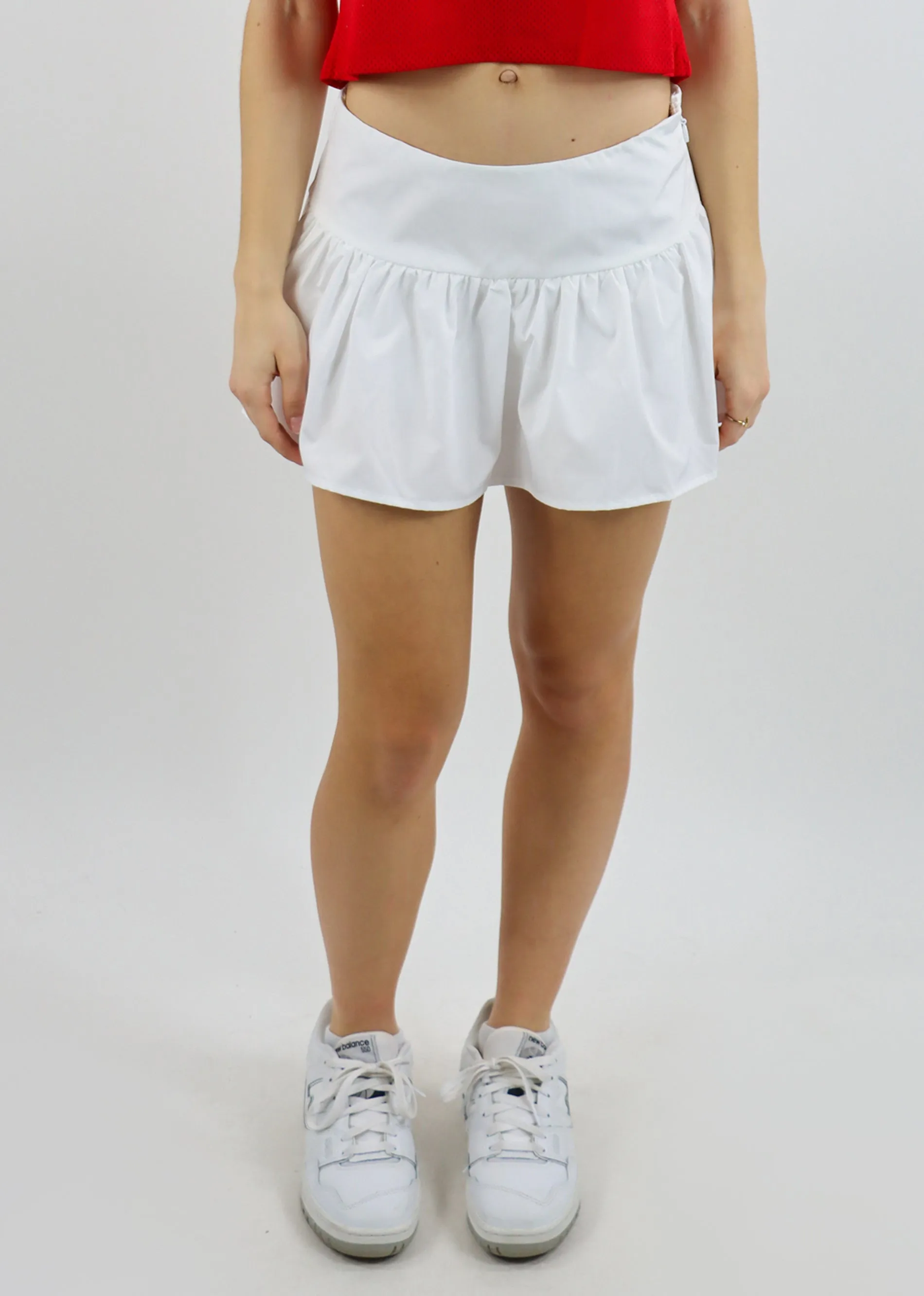 Malibu Micro Mini Skort ★ White sold by Rock N Rags product image thumbnail 2