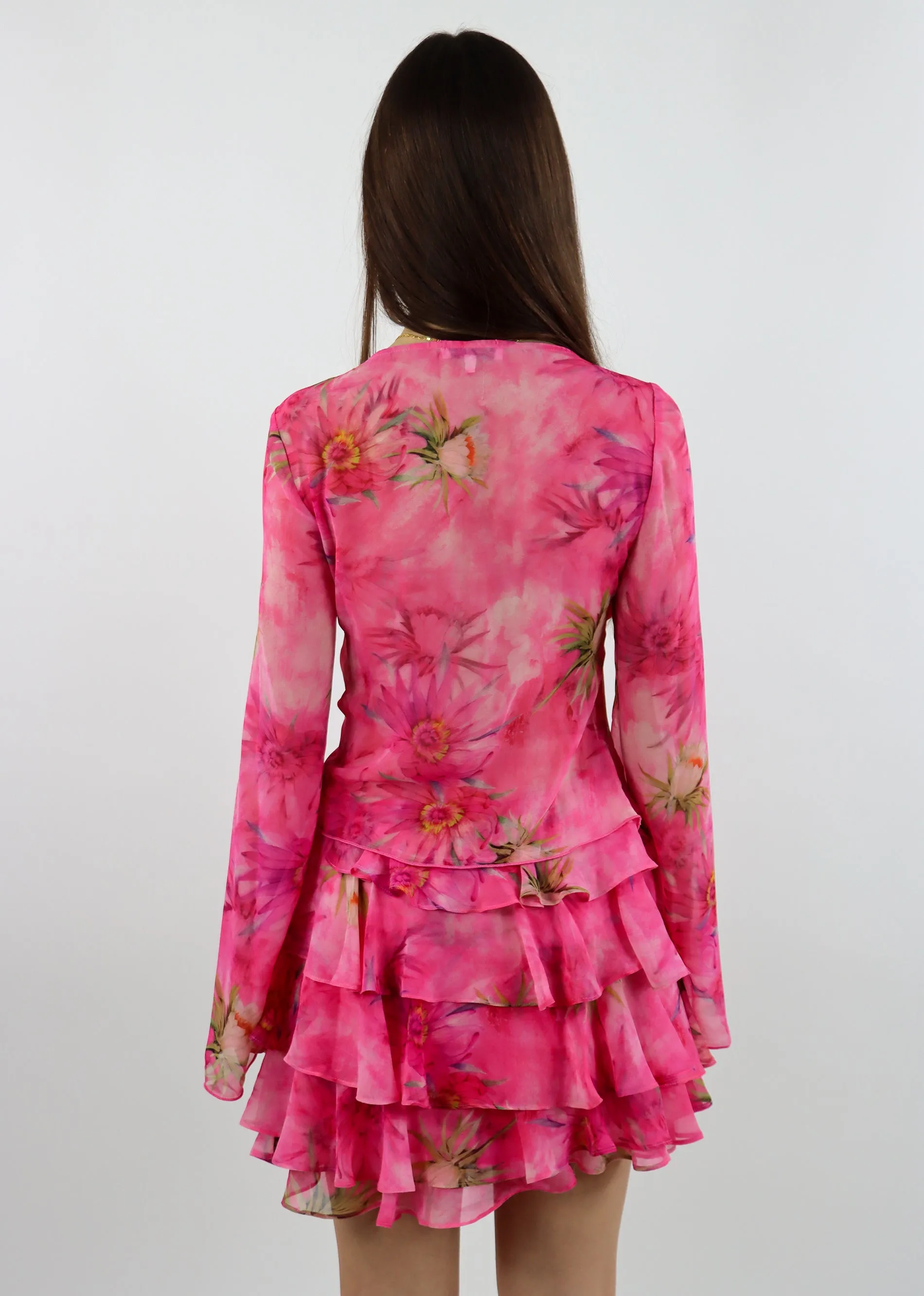 Lean On Long Sleeve Top ★ Pink Floral sold by Rock N Rags product image thumbnail 4