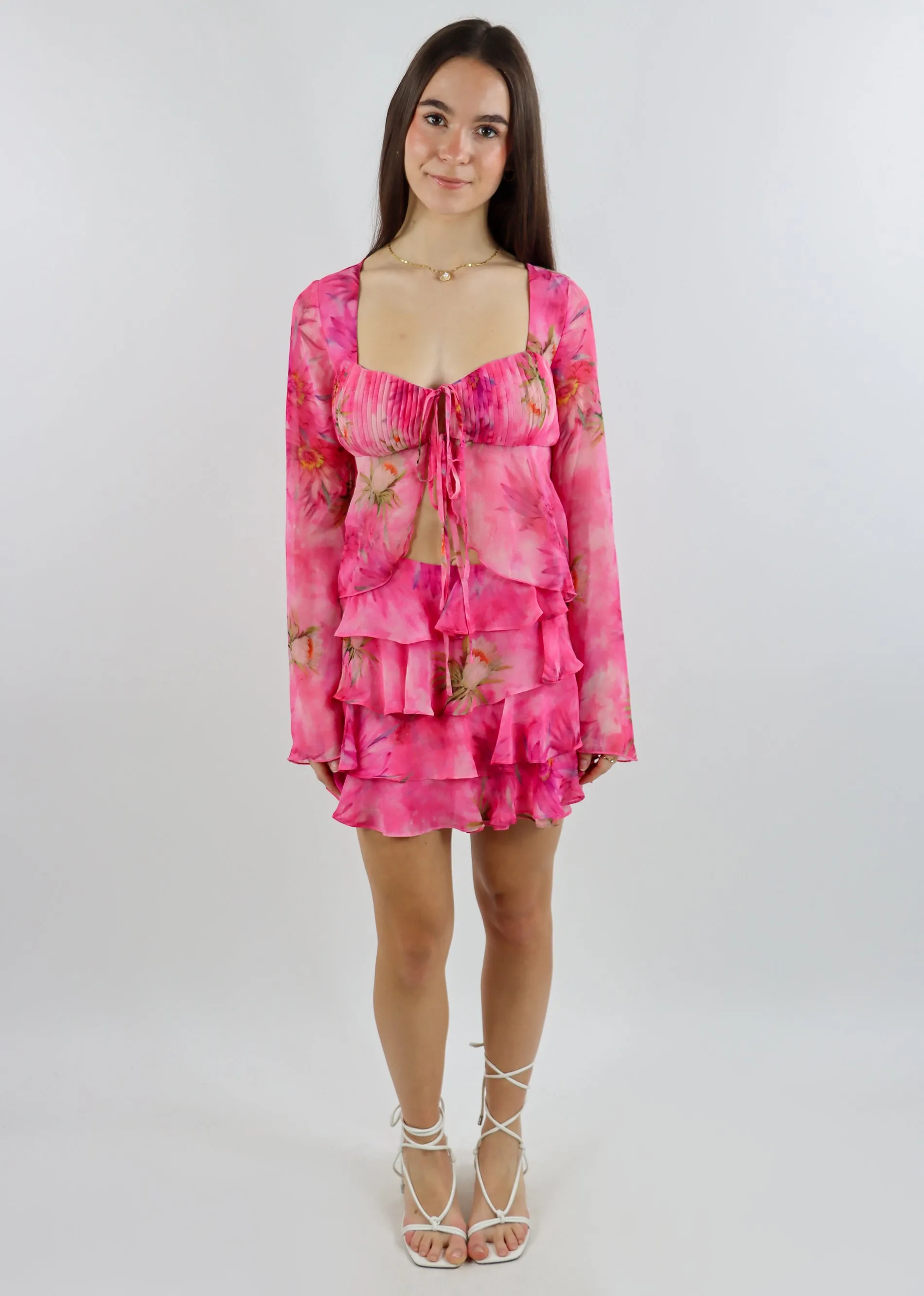 Lean On Long Sleeve Top ★ Pink Floral sold by Rock N Rags product image thumbnail 5