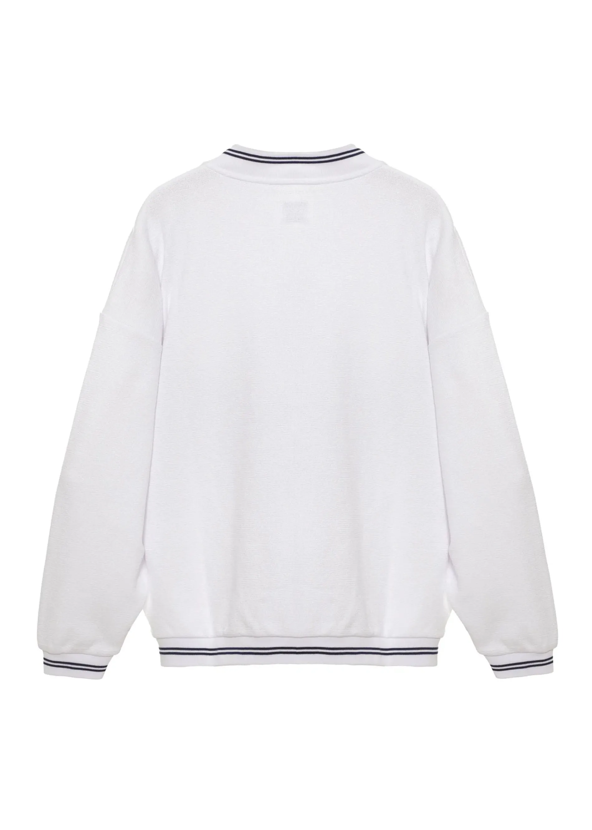 Boys Lie Navy Cherub University Henley Crewneck ★ White sold by Rock N Rags product image thumbnail 2