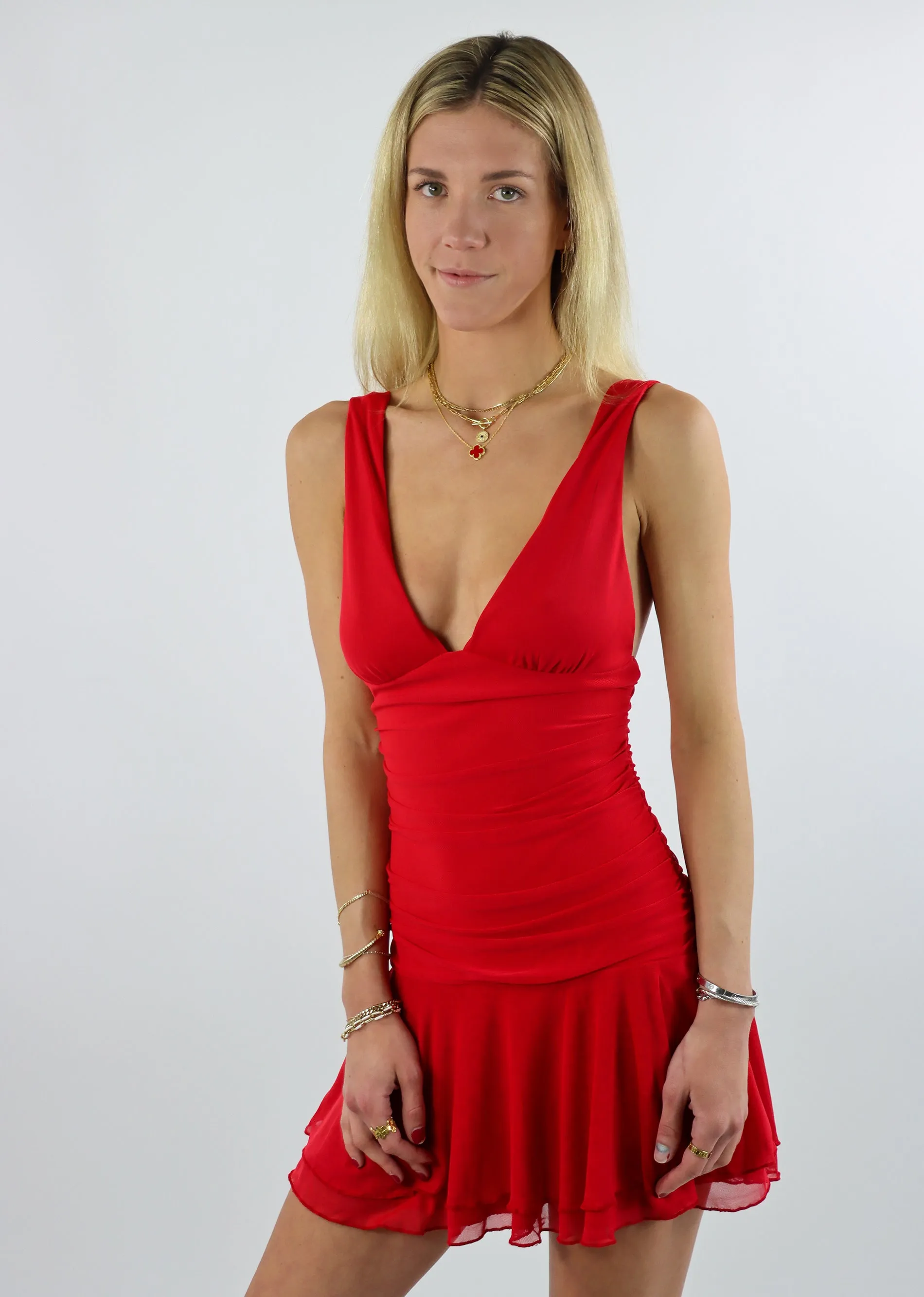 Type Dangerous Mini Dress ★ Red sold by Rock N Rags product image thumbnail 4