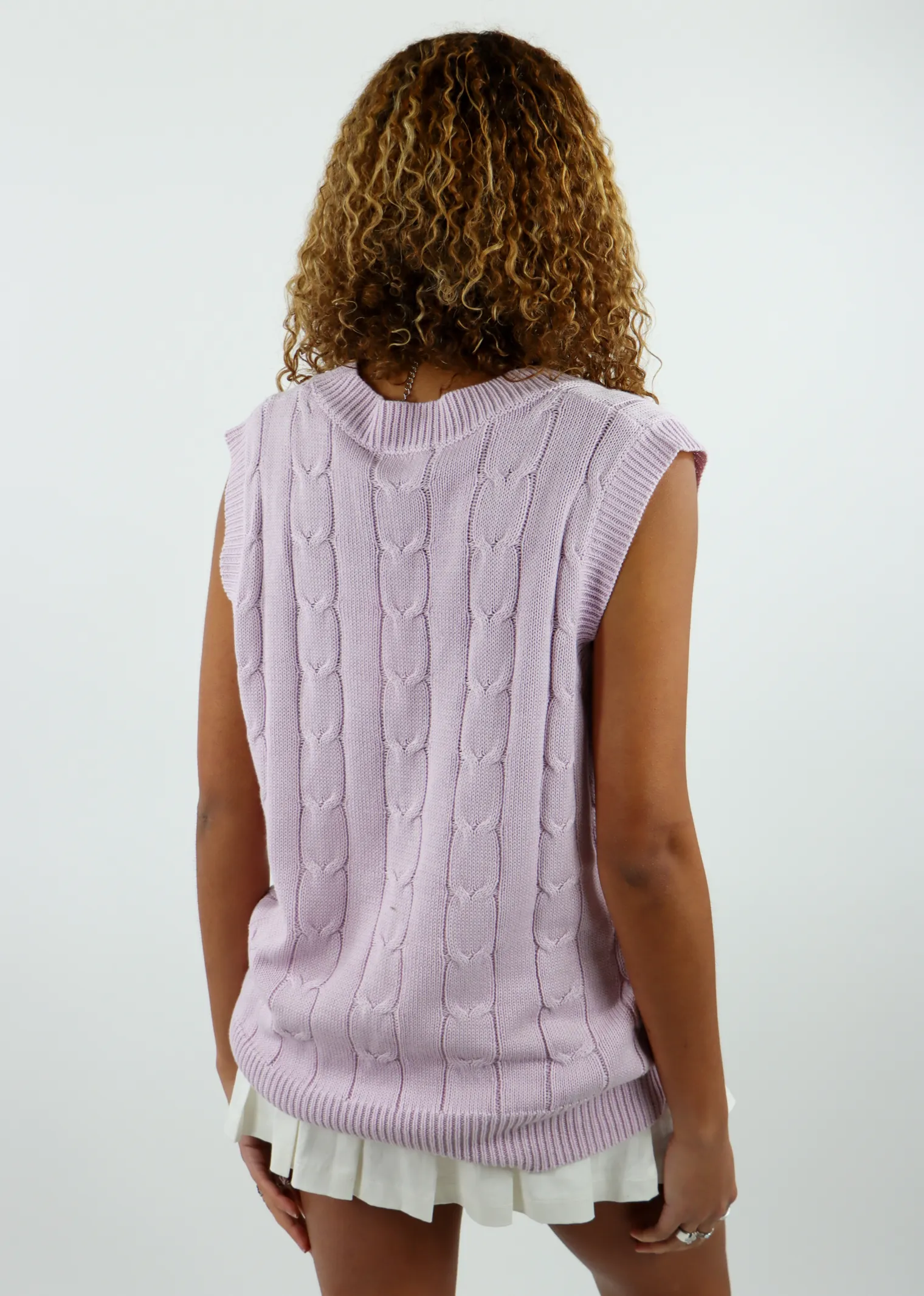 Dreamer Girl Sweater Vest ★ Lavender sold by Rock N Rags product image thumbnail 5