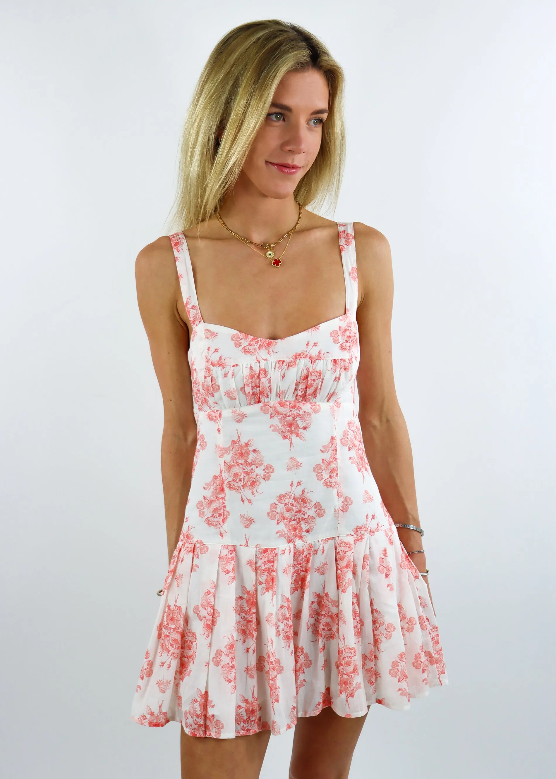 Edge of Seventeen Dress ★ Orange Floral sold by Rock N Rags product image thumbnail 4