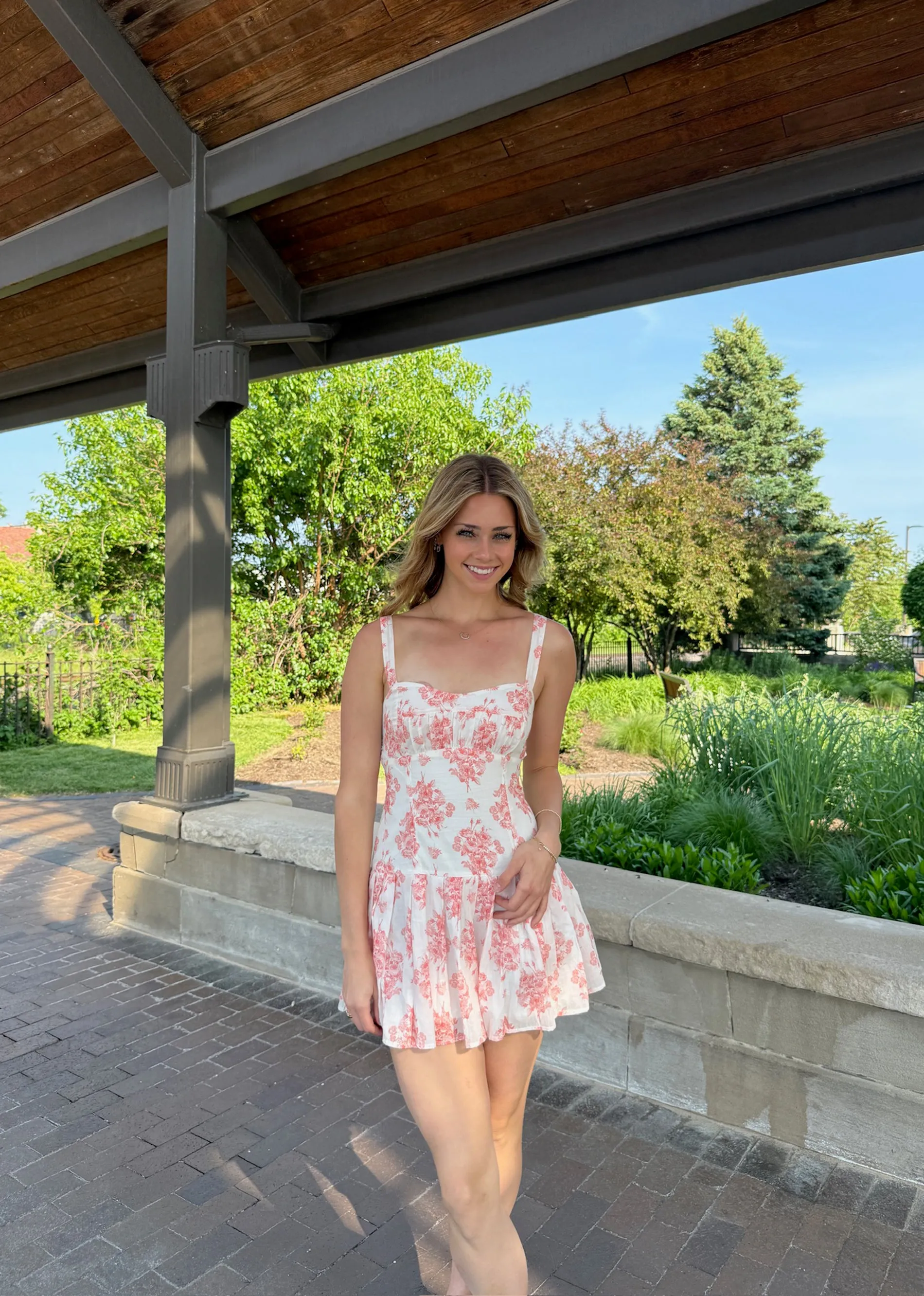 Edge of Seventeen Dress ★ Orange Floral sold by Rock N Rags