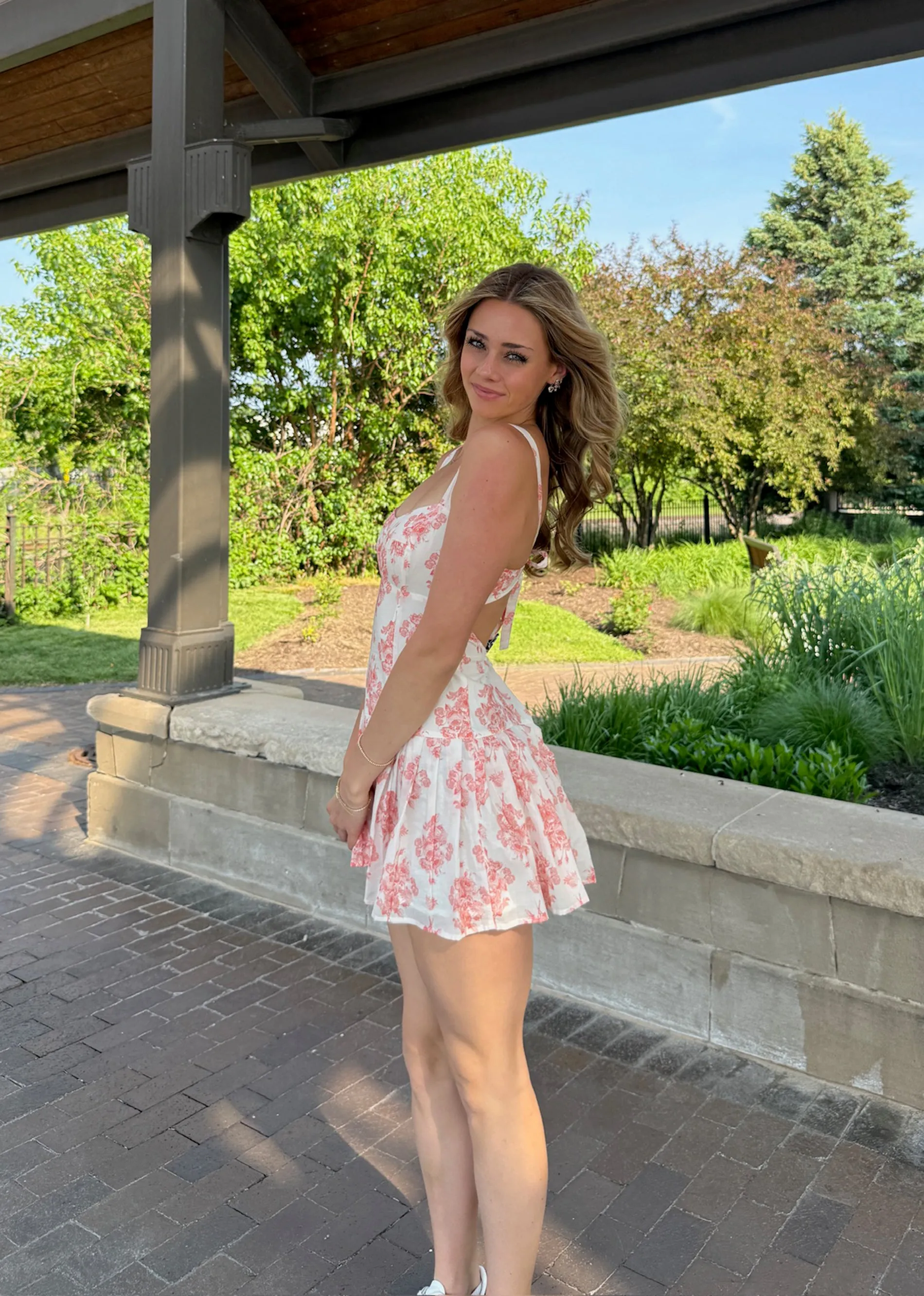 Edge of Seventeen Dress ★ Orange Floral sold by Rock N Rags product image thumbnail 2