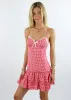 Sweet Home Alabama Gingham Mini Dress ★ Red & White sold by Rock N Rags