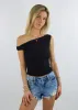 Ramble On Asymmetrical Top ★ Black sold by Rock N Rags