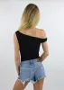 Ramble On Asymmetrical Top ★ Black sold by Rock N Rags