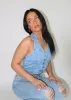 Meant To Be Halter Top ★ Light Wash sold by Rock N Rags