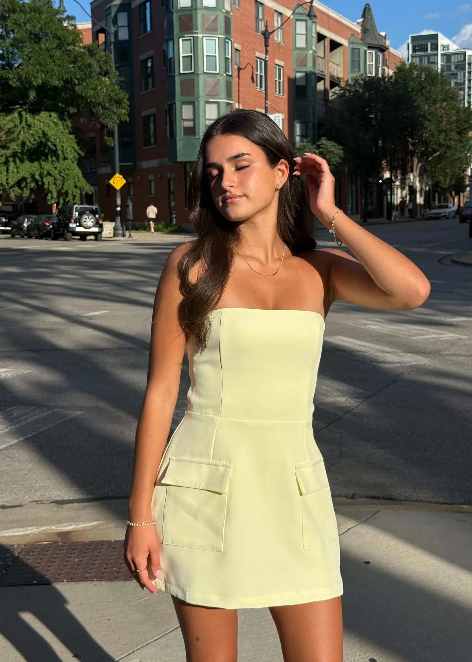 Timeless Mini Dress ★ Yellow sold by Rock N Rags product image thumbnail 3