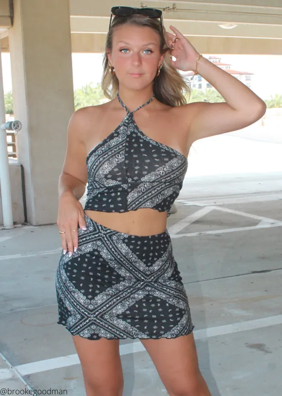 Feels Like Summer Top ★ Black sold by Rock N Rags