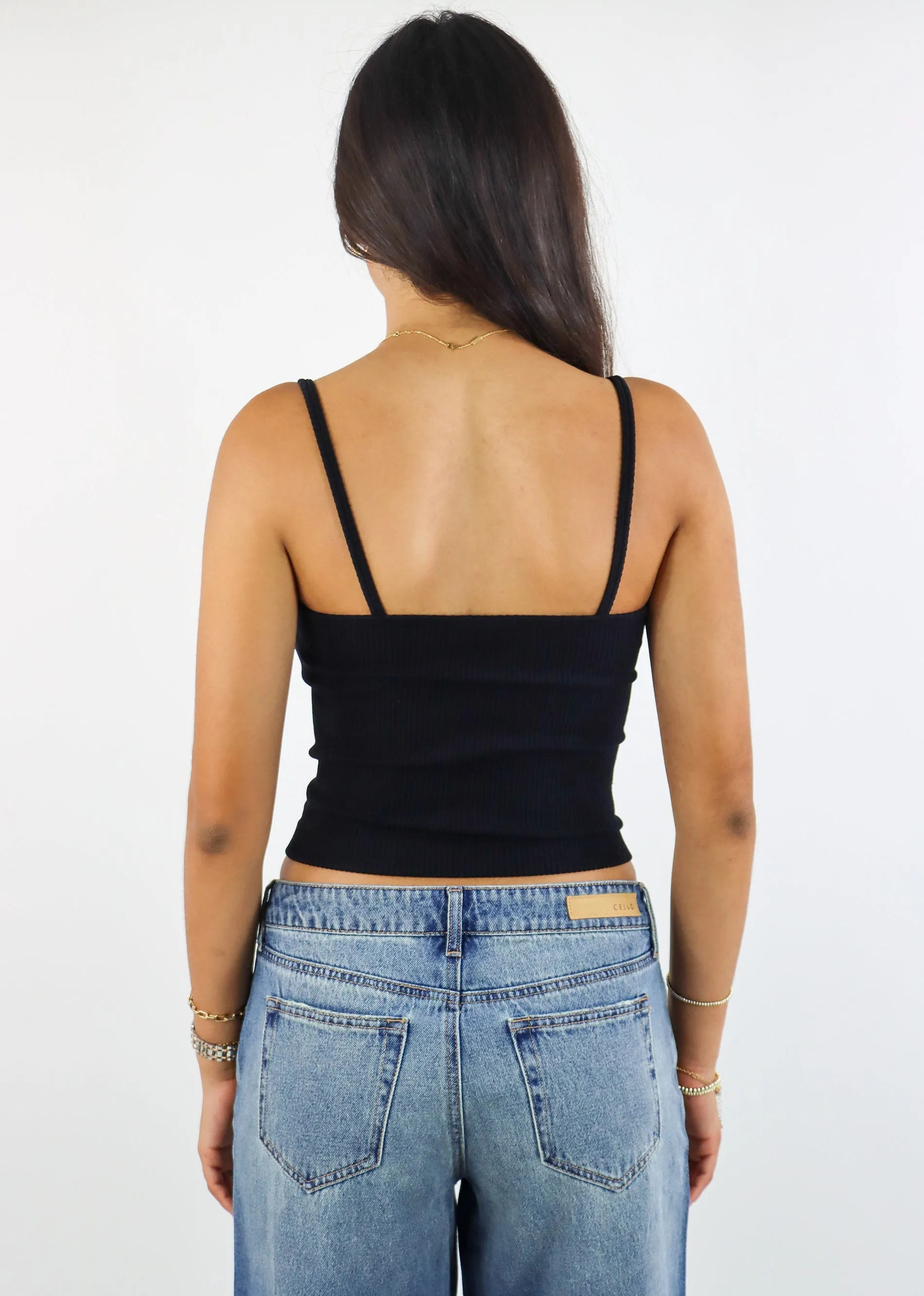 Busy Woman Cropped Tank ★ Black sold by Rock N Rags product image thumbnail 5