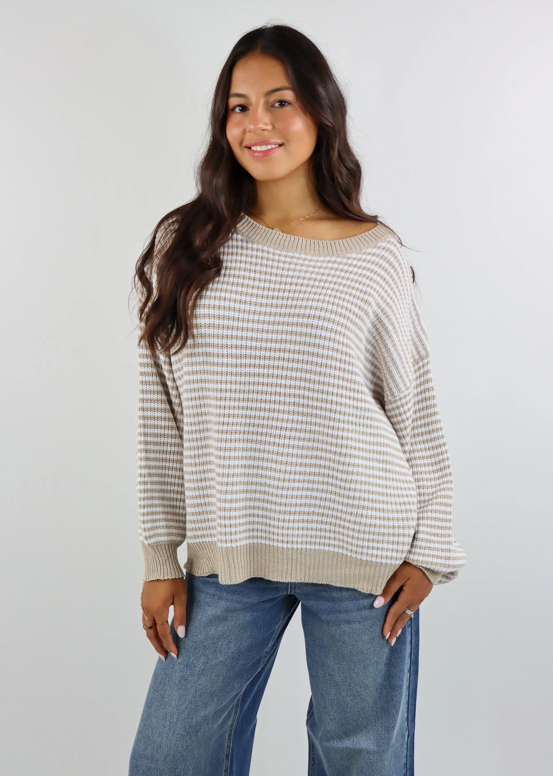 Ocean Avenue Sweater ★ Tan sold by Rock N Rags