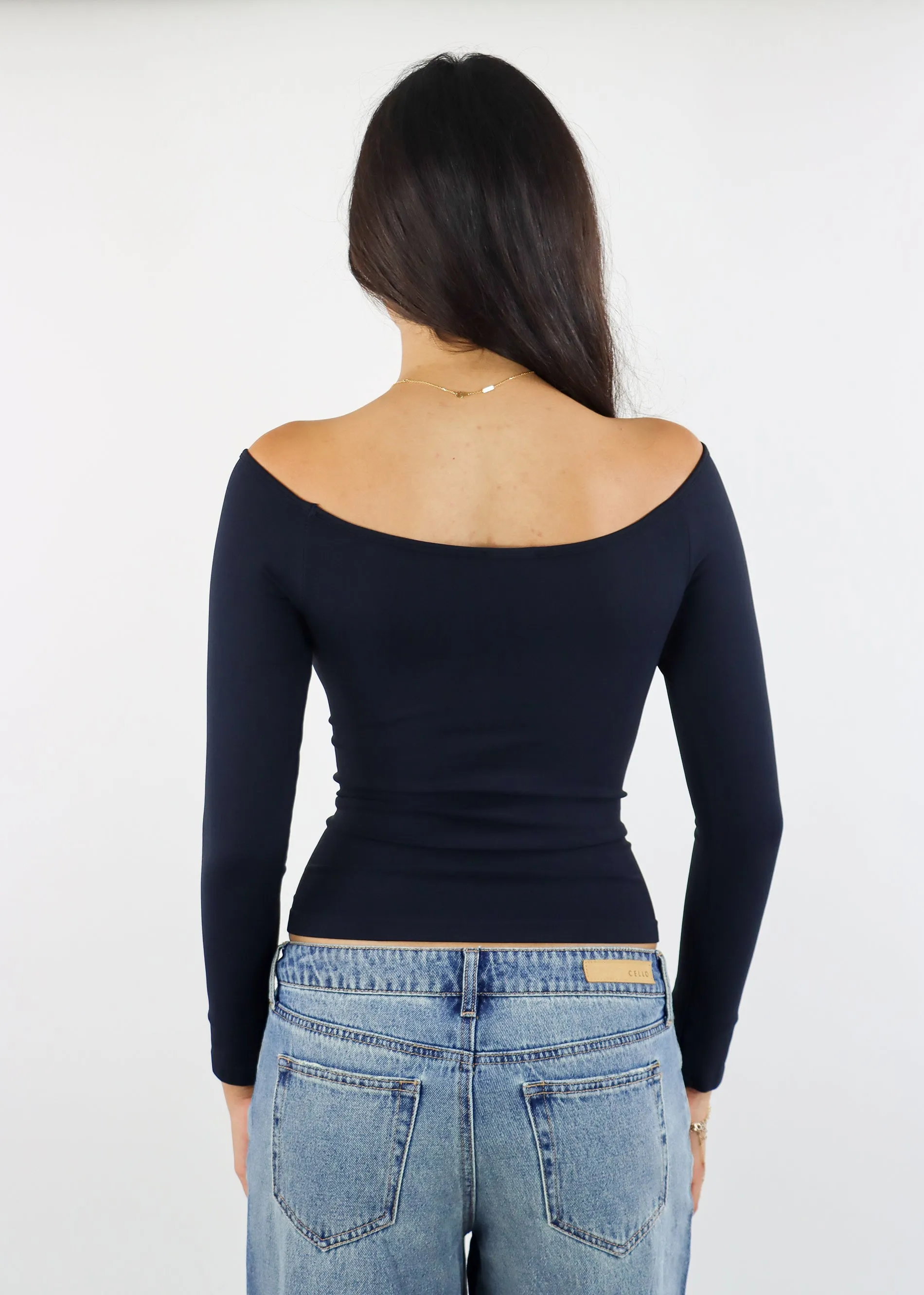 Effortless Long Sleeve Top ★ Black sold by Rock N Rags product image thumbnail 3