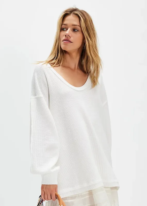 Free People Coast 2 Coast Thermal ★ Ivory sold by Rock N Rags