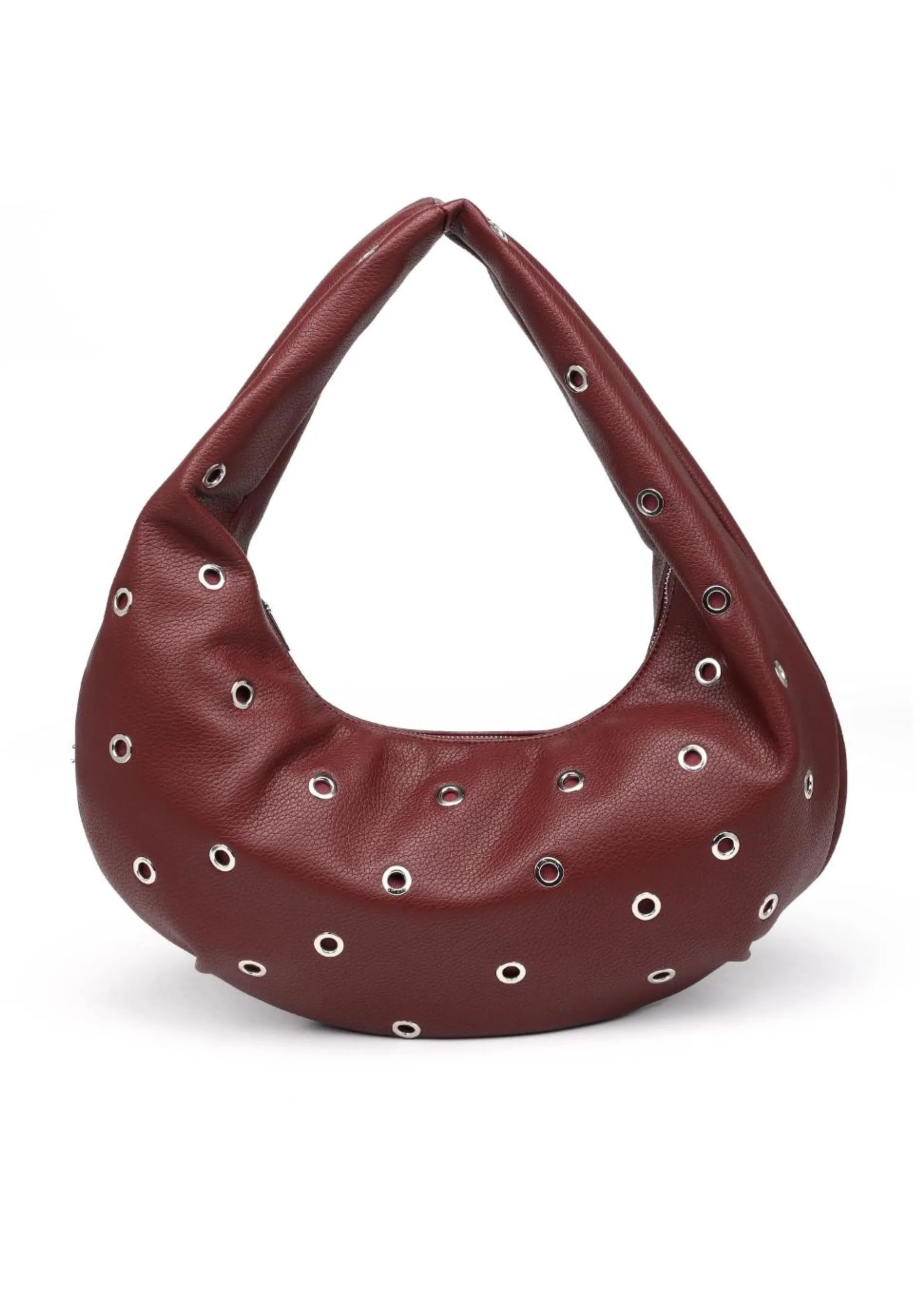 Grommet Shoulder Bag ★ Burgundy sold by Rock N Rags product image thumbnail 5