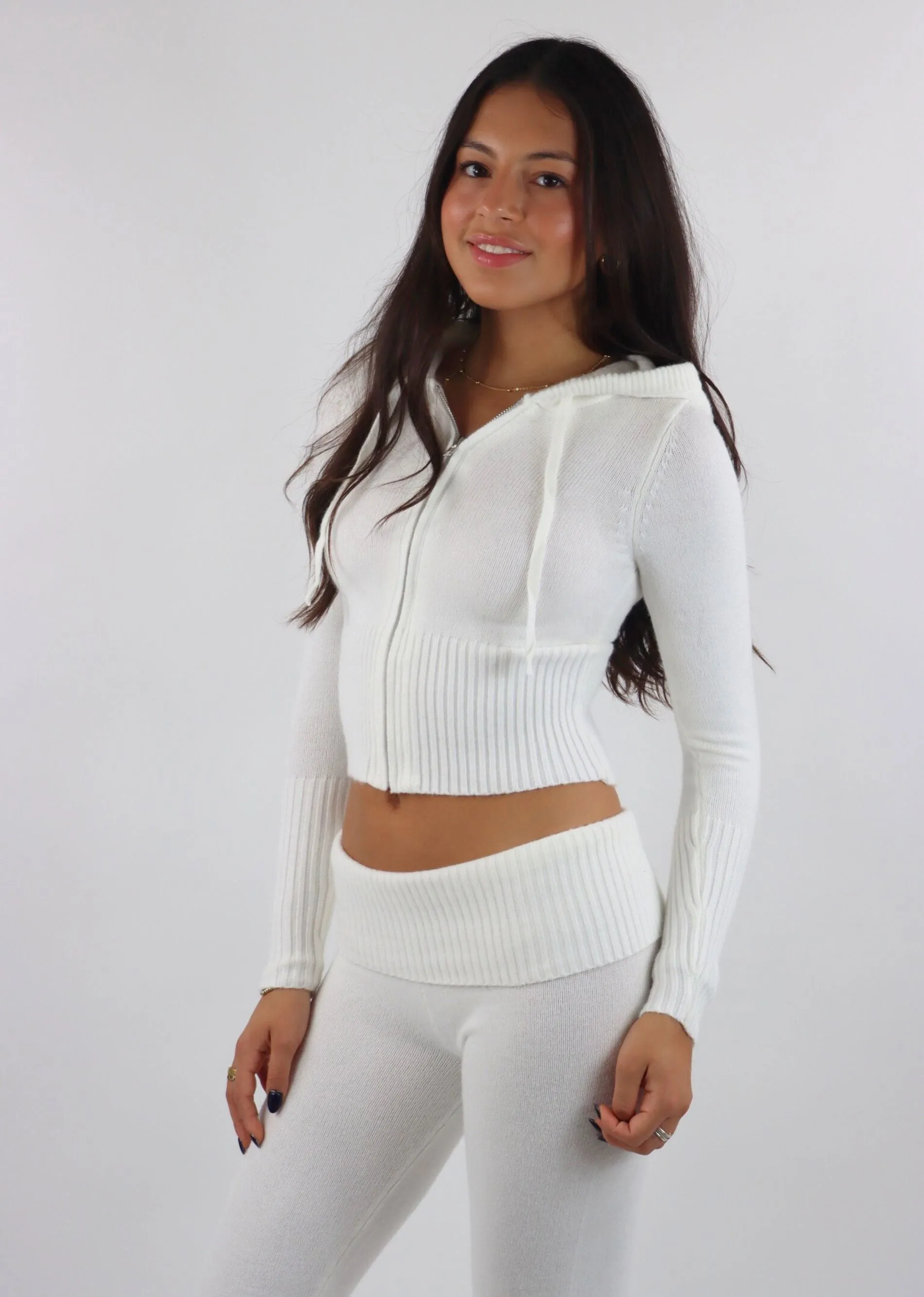 Snow On The Beach Sweater Hoodie ★ Ivory sold by Rock N Rags product image thumbnail 5
