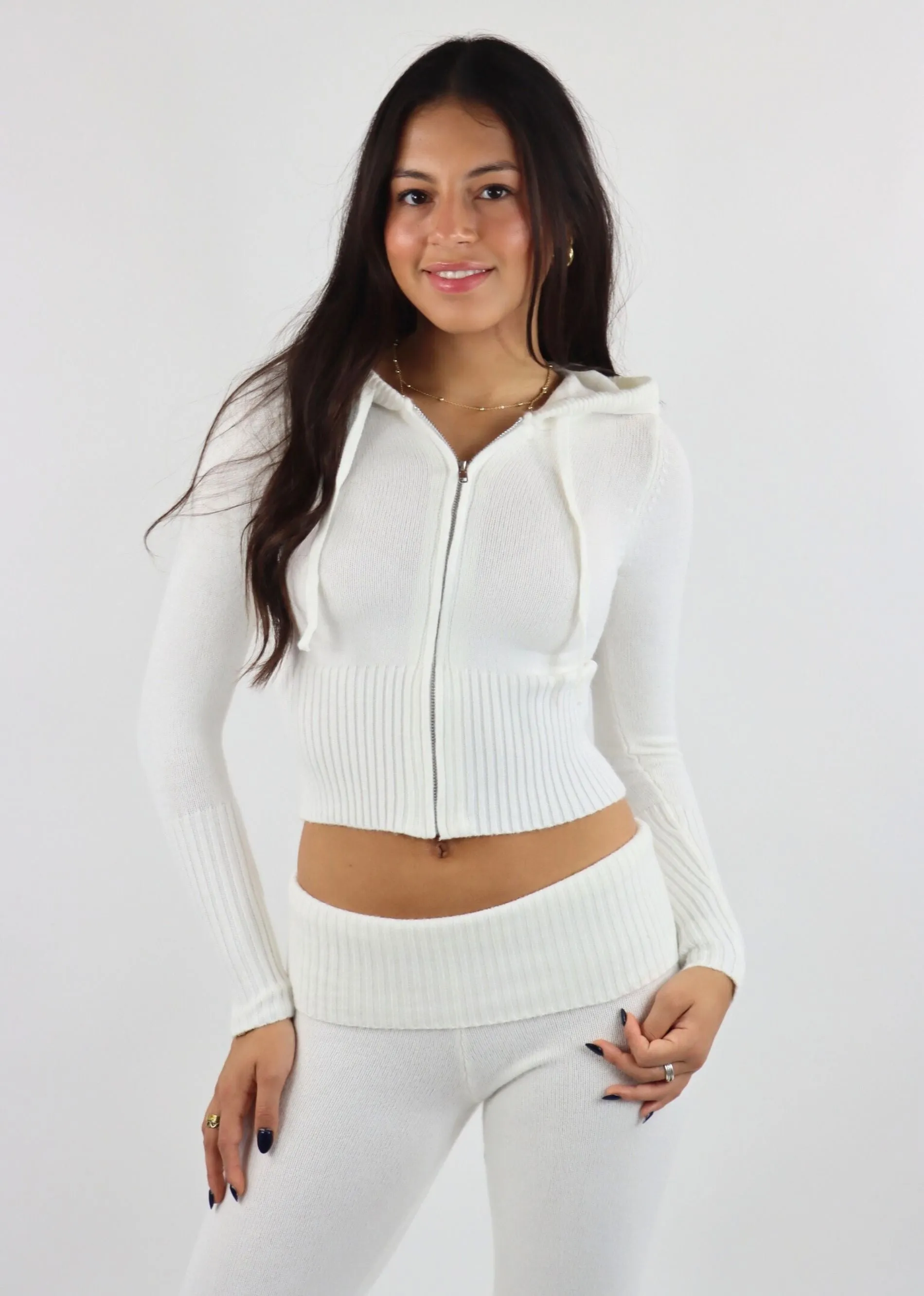 Snow On The Beach Sweater Hoodie ★ Ivory sold by Rock N Rags product image thumbnail 3
