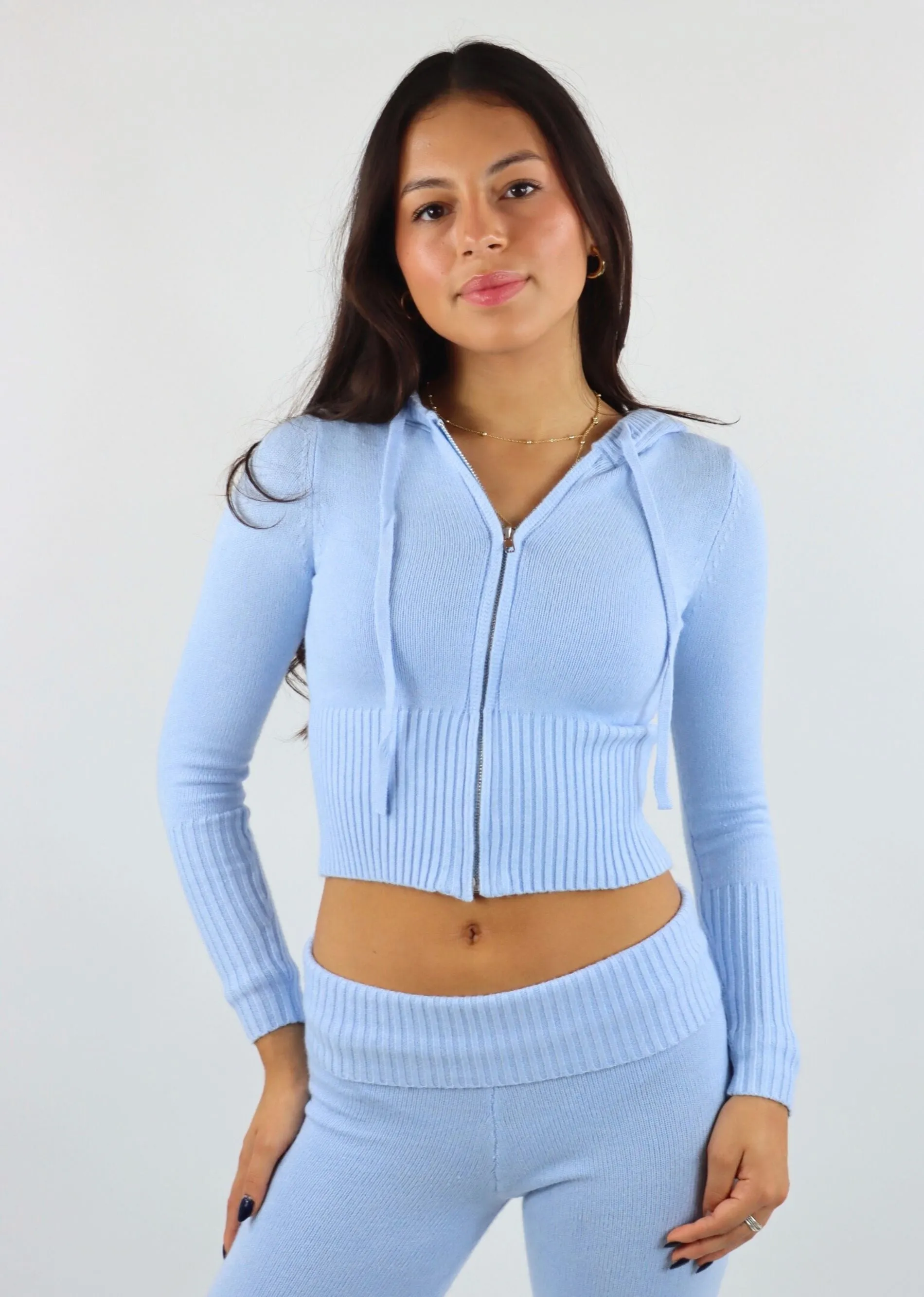 Snow On The Beach Hoodie ★ Light Blue sold by Rock N Rags