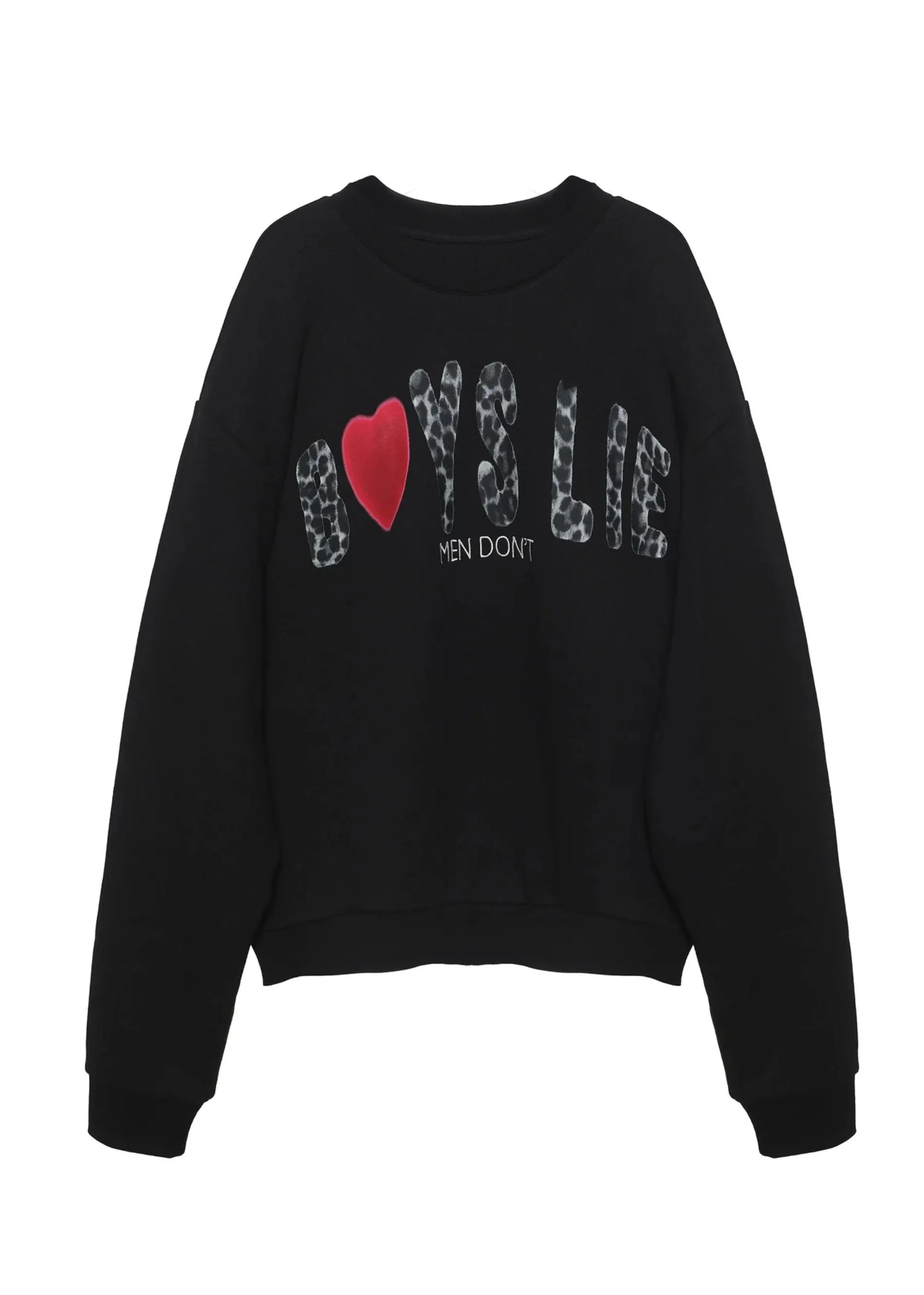Boys Lie Caitlyn Coded Kara Crewneck ★ Black sold by Rock N Rags product image thumbnail 3