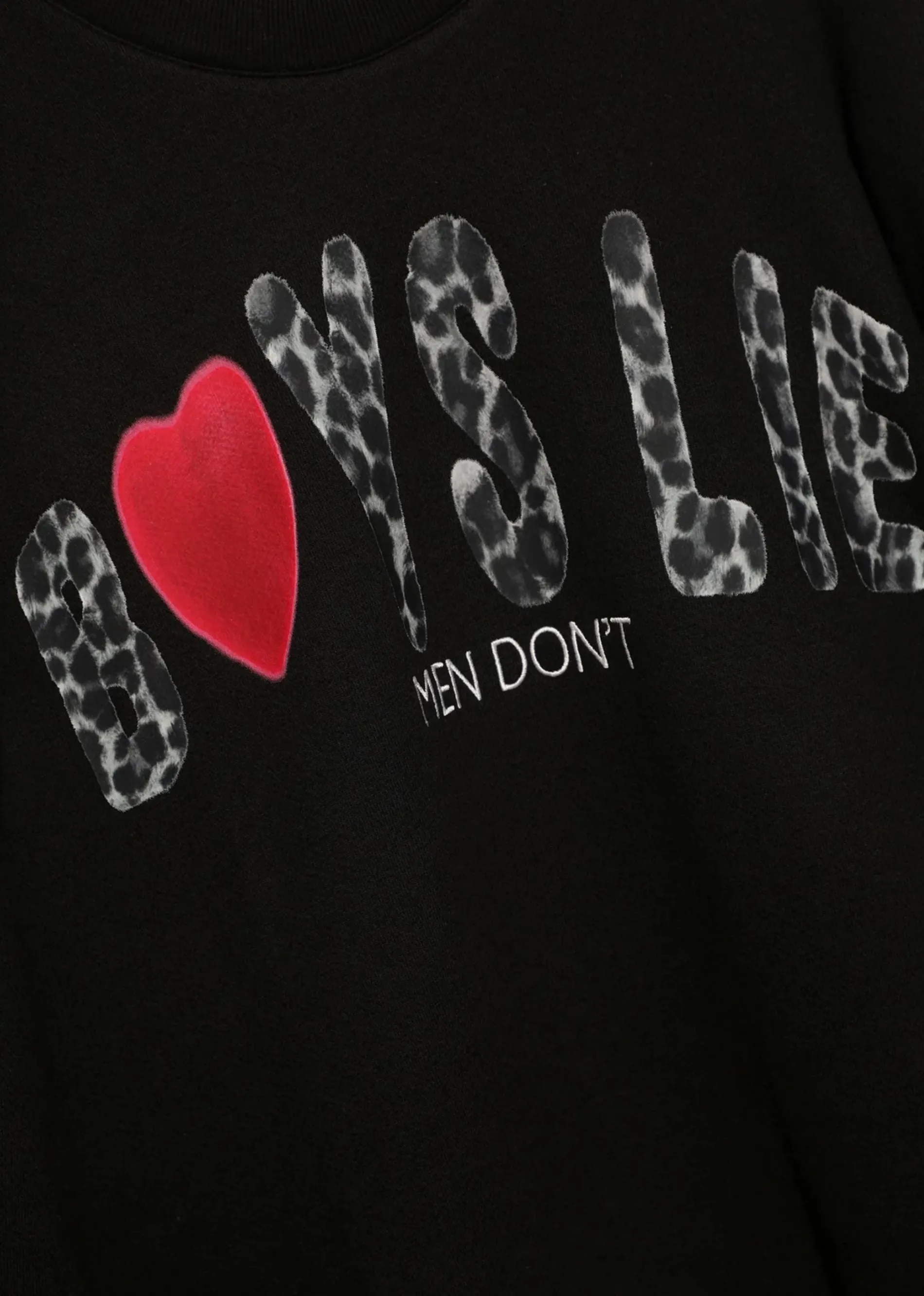 Boys Lie Caitlyn Coded Kara Crewneck ★ Black sold by Rock N Rags product image thumbnail 5