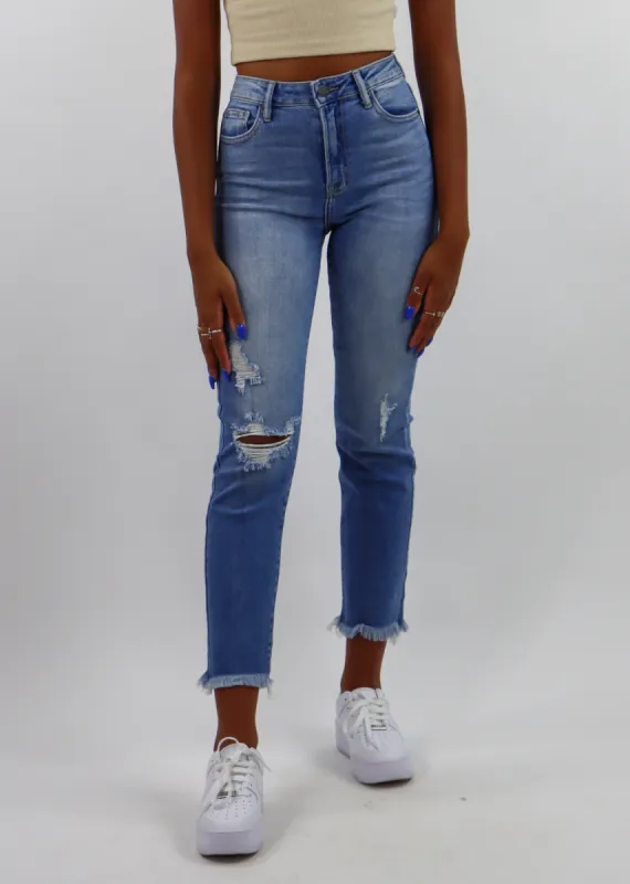 Straight Shooter Jeans ★ Medium Wash Denim sold by Rock N Rags