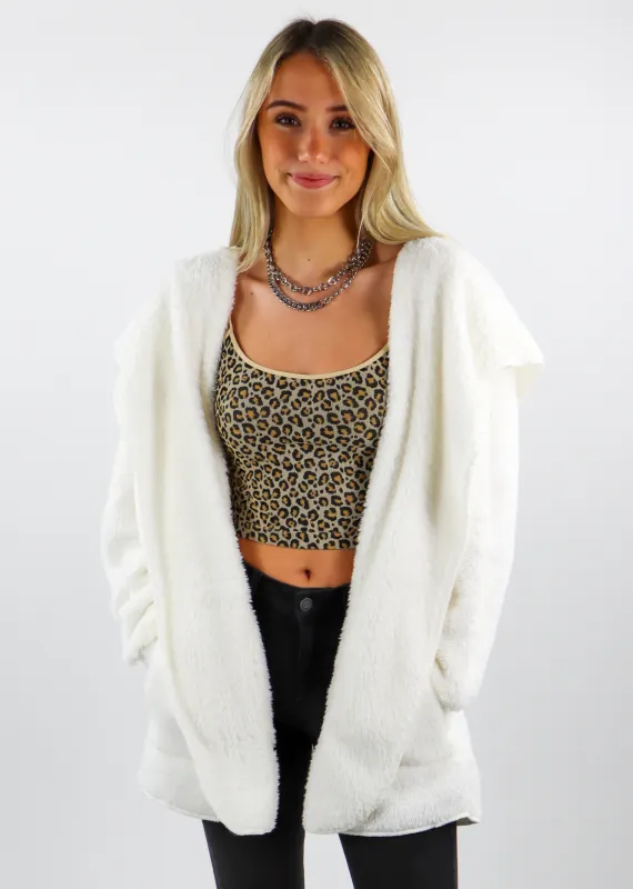 Fuzzy Jacket ★ White sold by Rock N Rags
