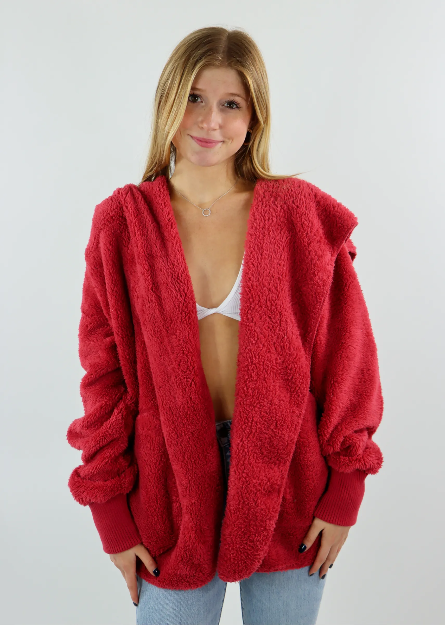 Fuzzy Jacket ★ Red sold by Rock N Rags