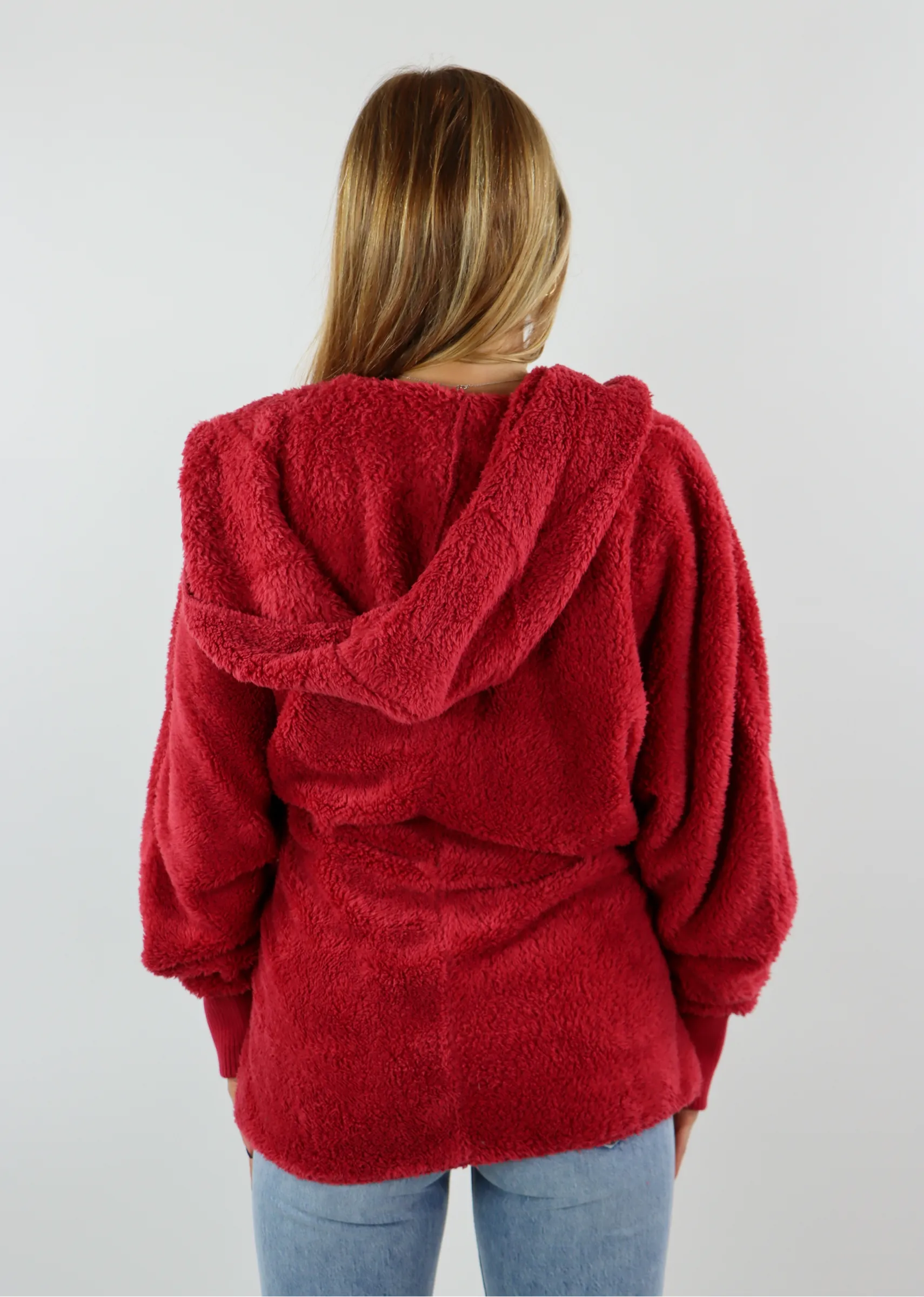 Fuzzy Jacket ★ Red sold by Rock N Rags product image thumbnail 4