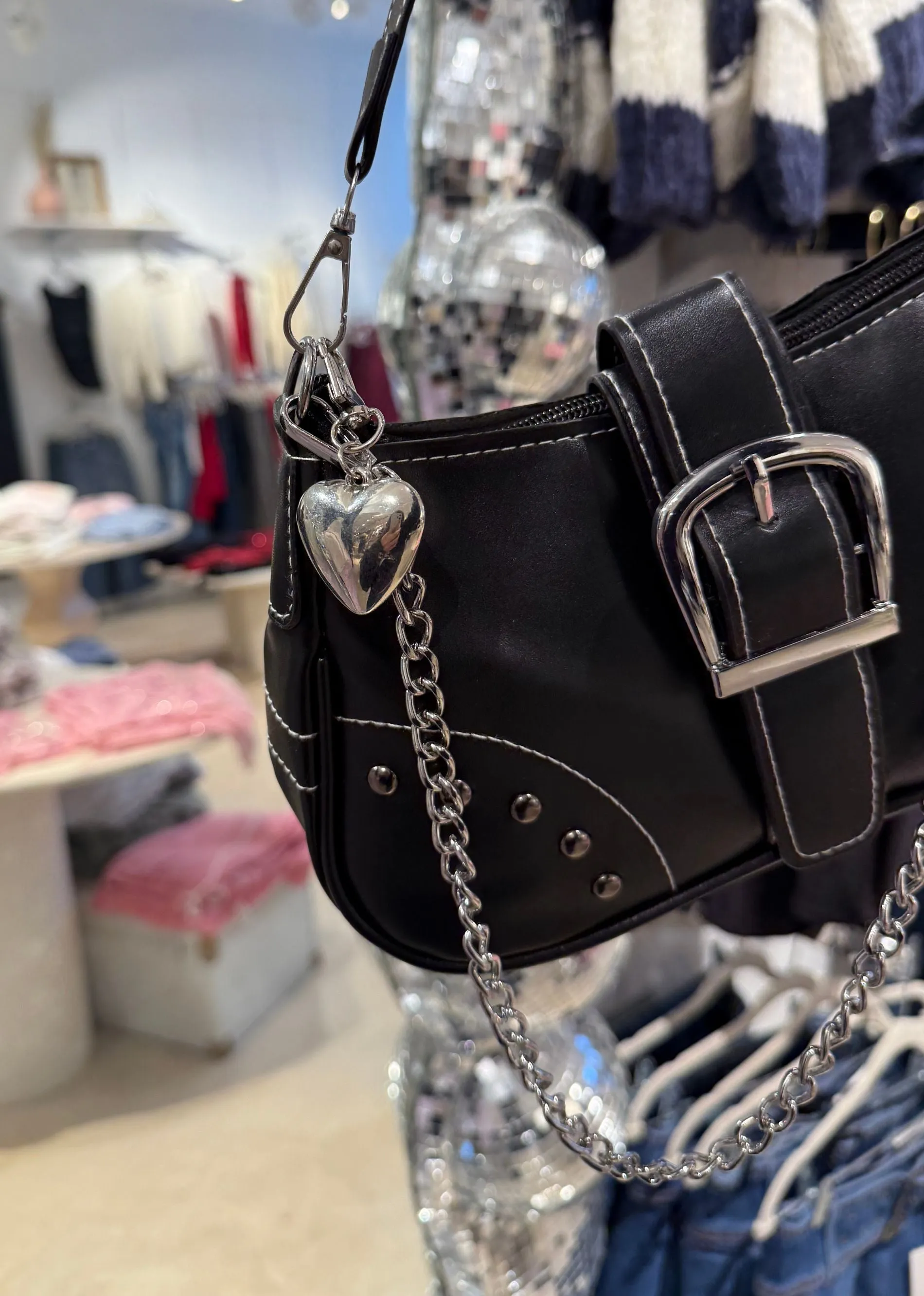 Heart Bag Charm ★ Silver sold by Rock N Rags product image thumbnail 2