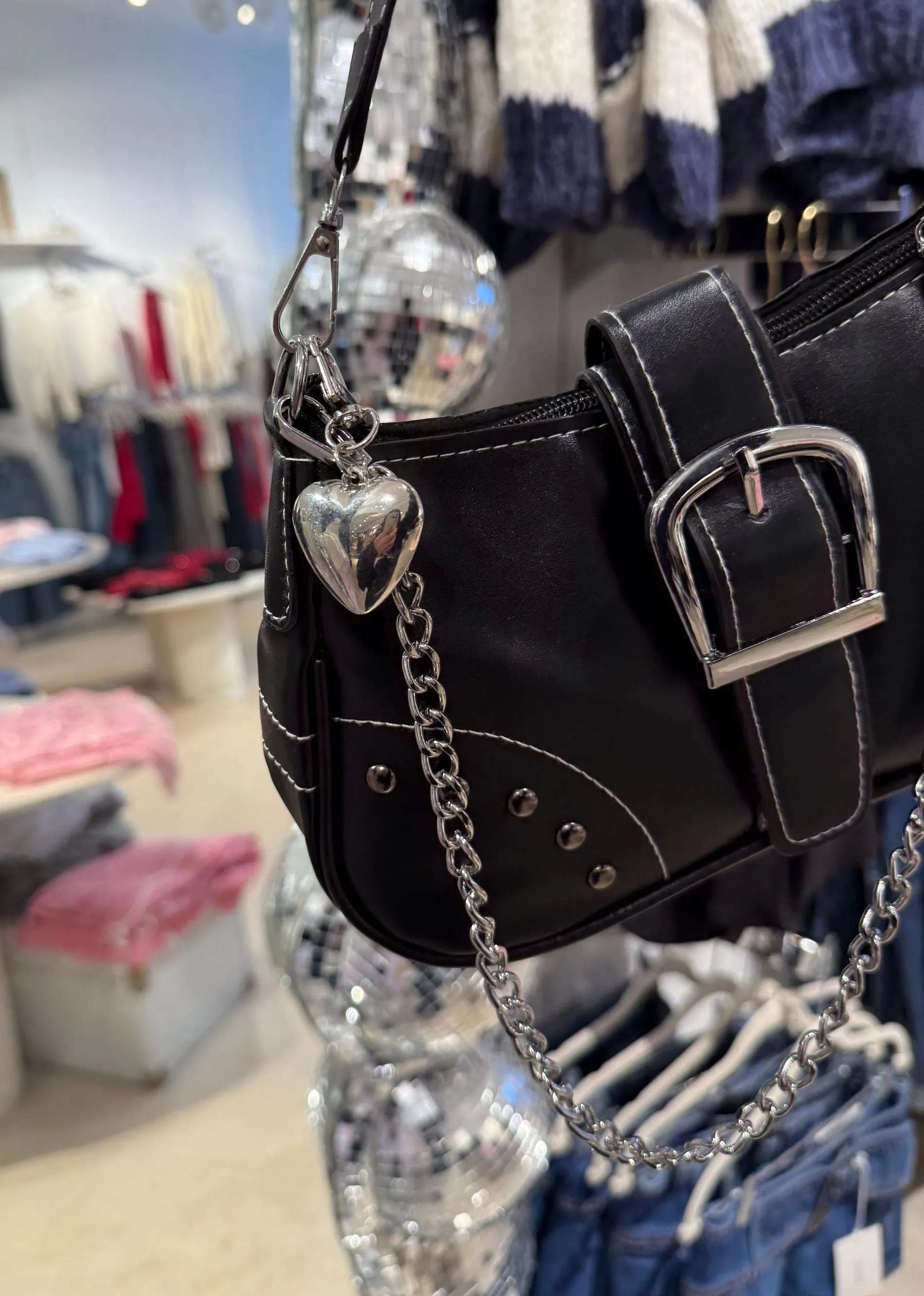 Heart Bag Charm ★ Silver sold by Rock N Rags