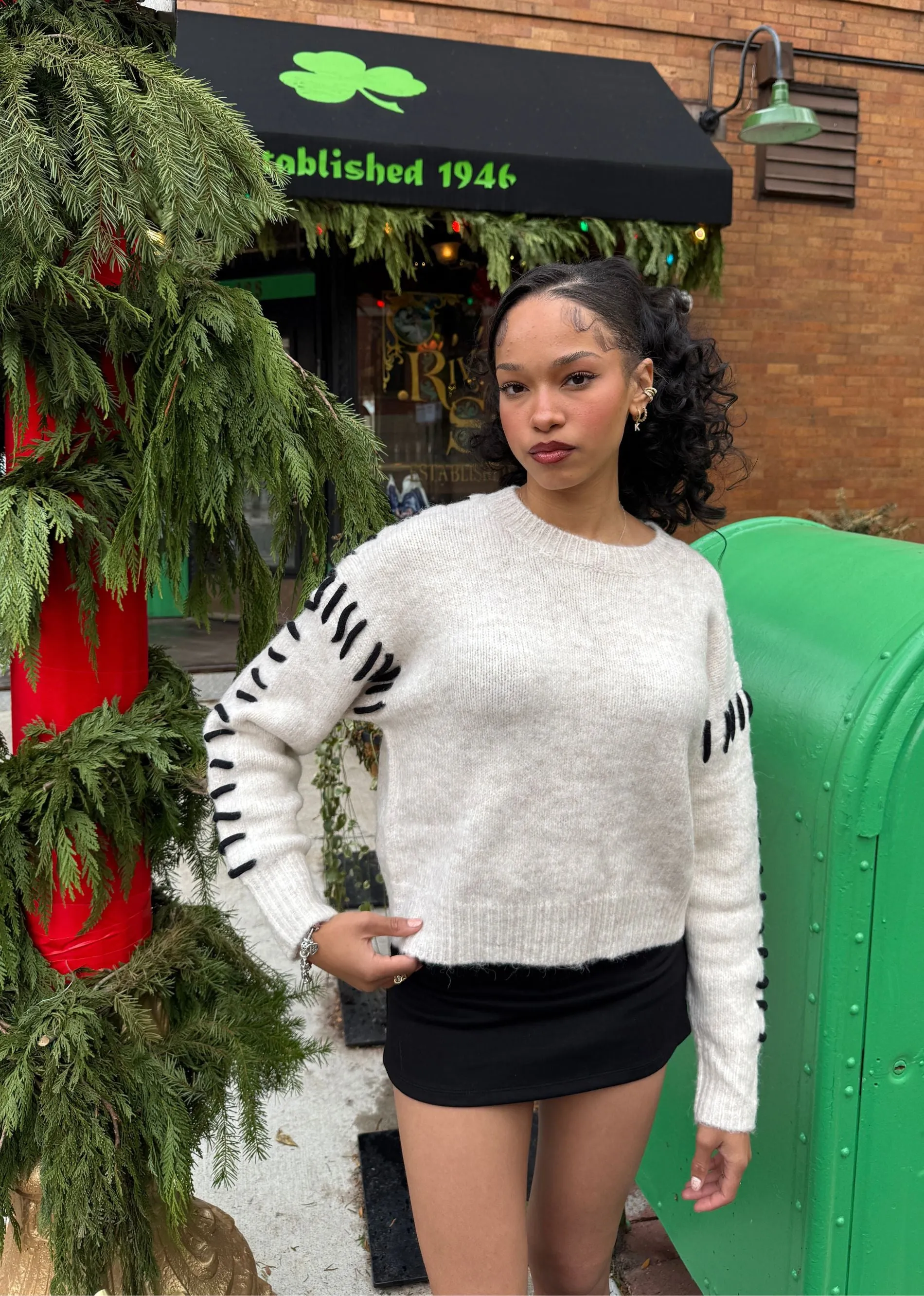 Simple Things Sweater ★ Oatmeal sold by Rock N Rags